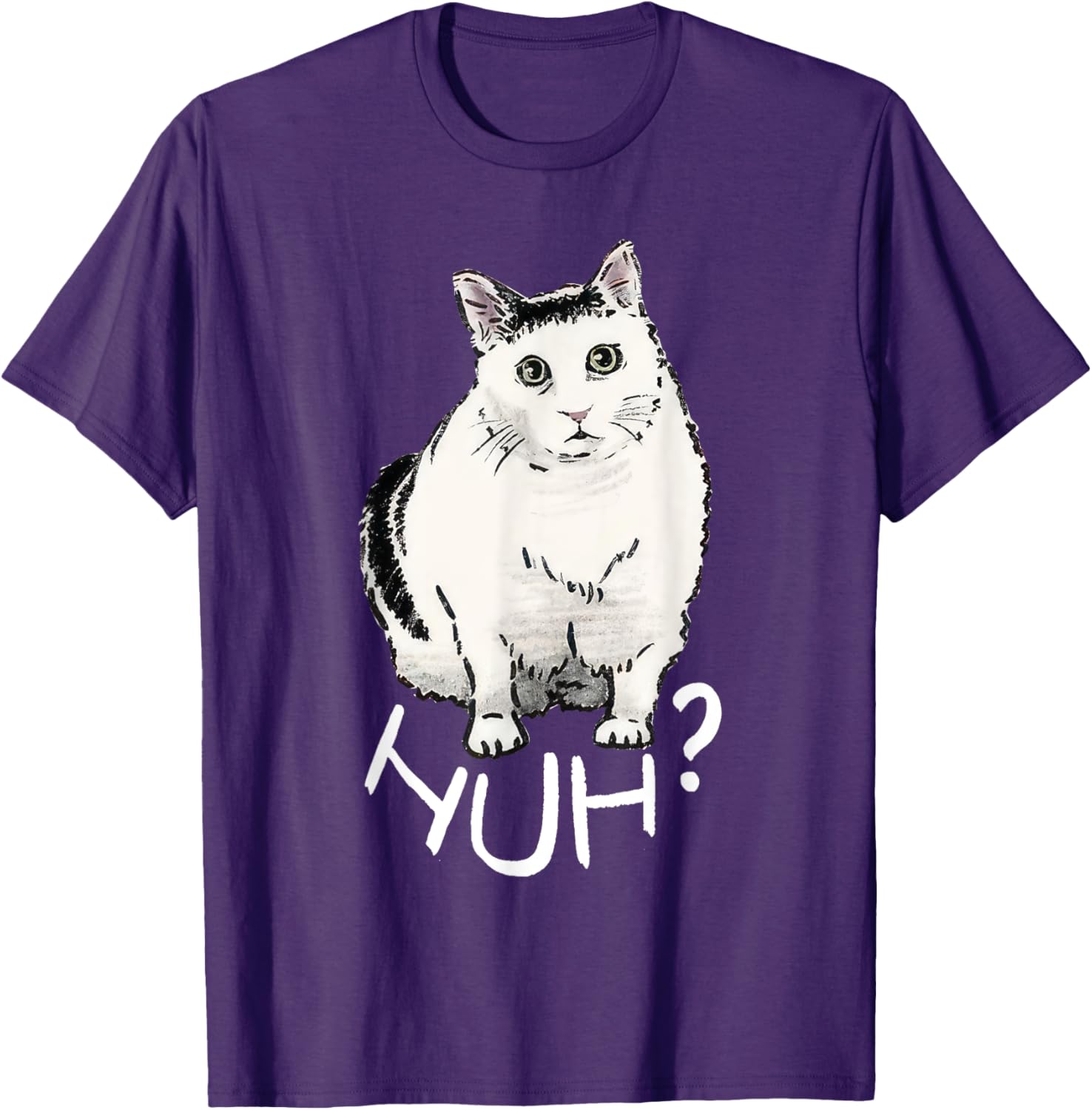Funny Huh Cat Meme T-Shirt for Men, Women, and Kids - Cute & Comfy! - 9