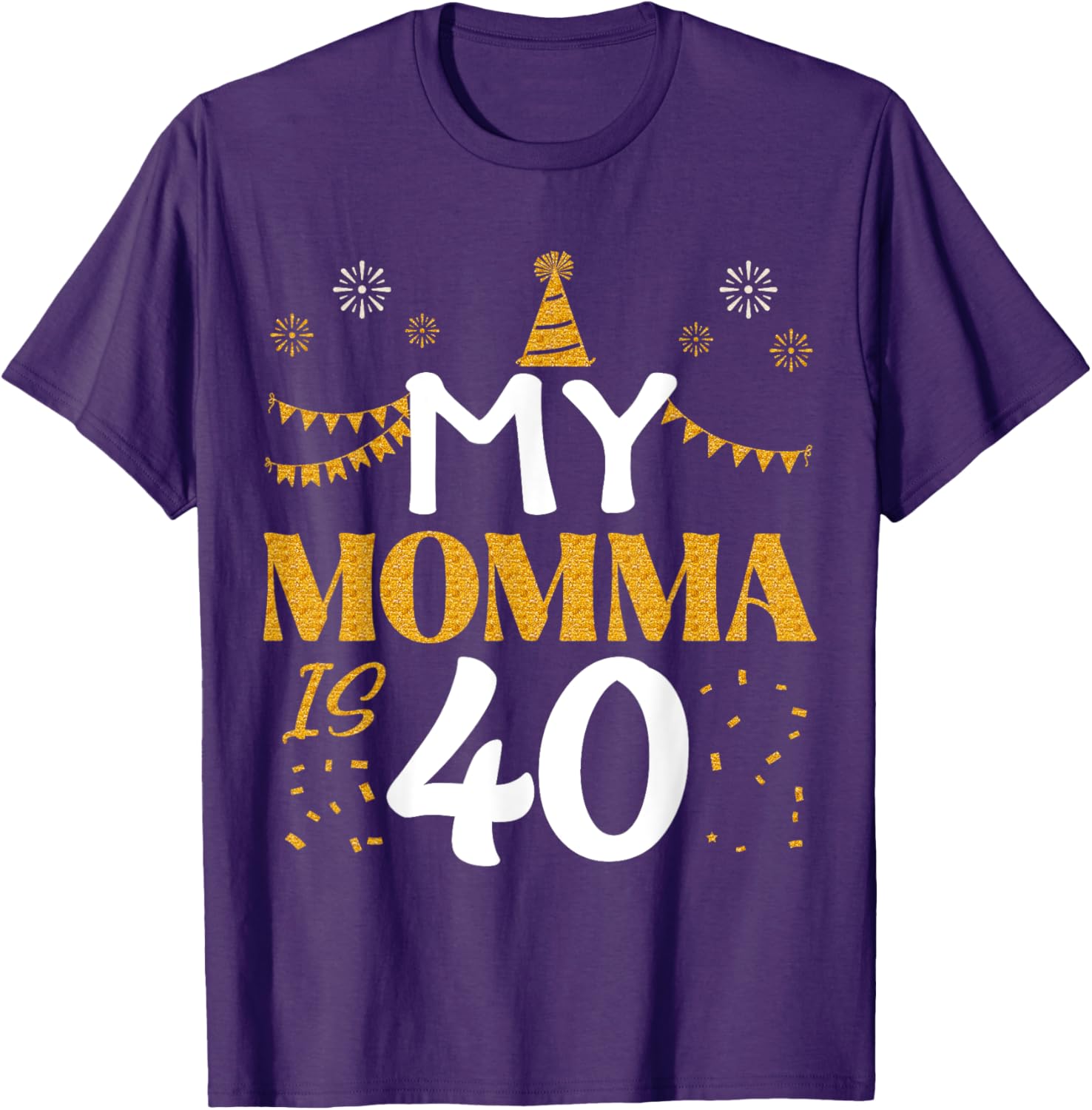 My Momma Is 40 T-Shirt 40th Birthday Gift for 1985 Moms - 13