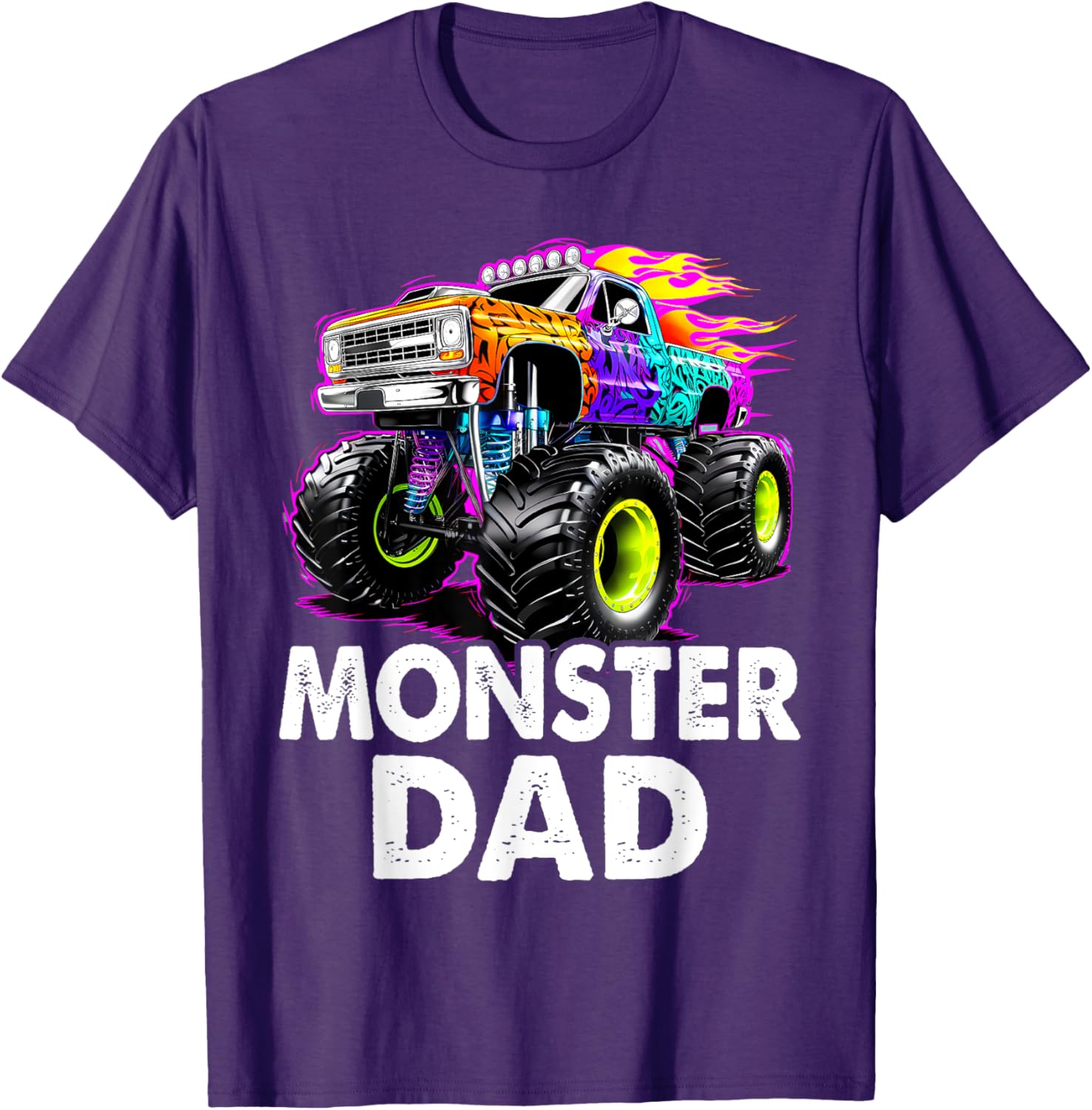 Monster Dad T-Shirt for Monster Truck Lovers - Cool Graphic Tee - 1