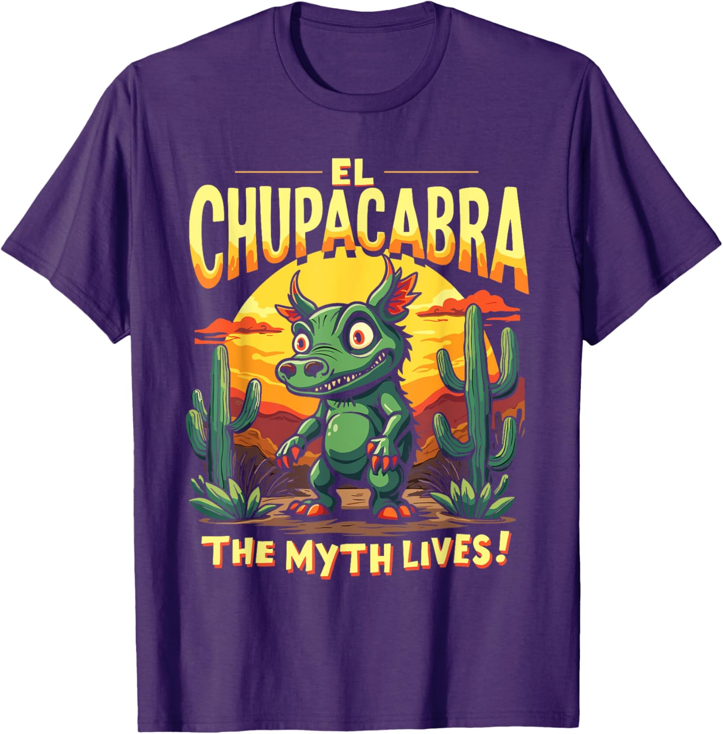 El Chupacabra Adventure T-Shirt for Myth Lovers and Vampire Fans - 15