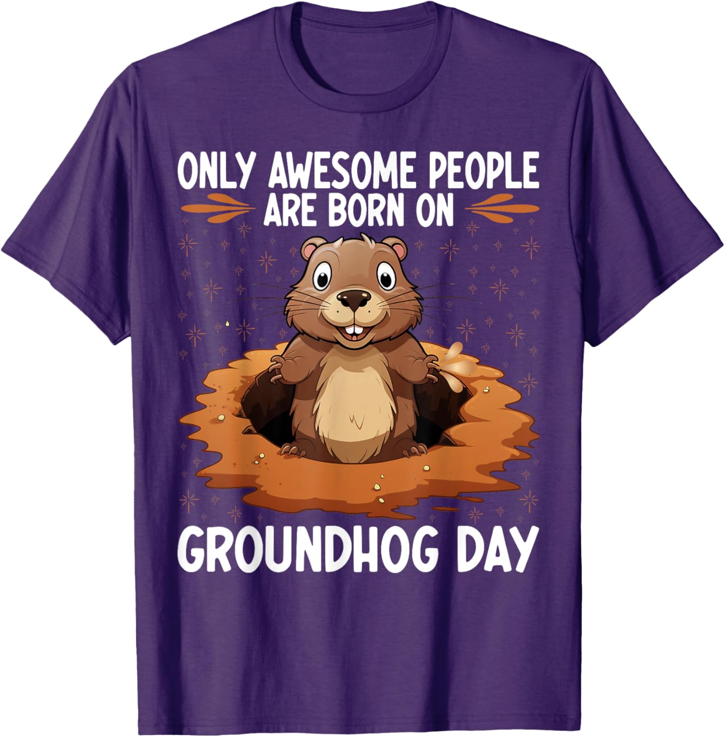Funny Groundhog Day Birthday T-Shirt for Unique Celebrations - 20