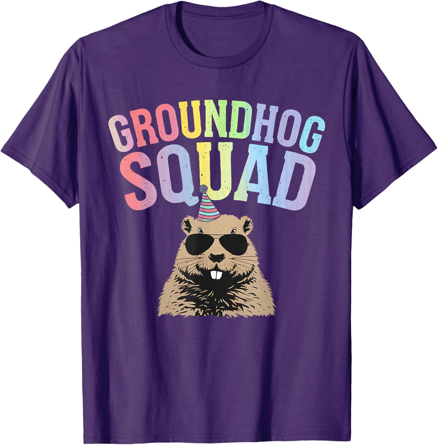 Funny Groundhog Squad T-Shirt for Happy Groundhog Day Family Fun - 24