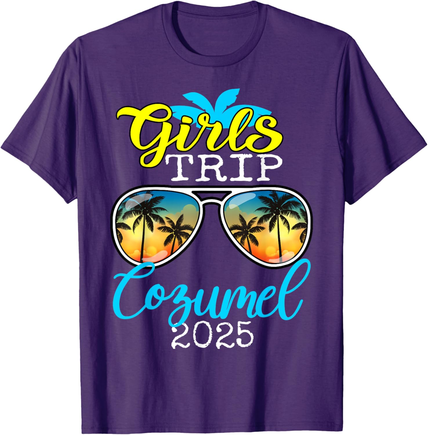 Girls Trip Cozumel 2025 Birthday Squad T-Shirt for Women - 5
