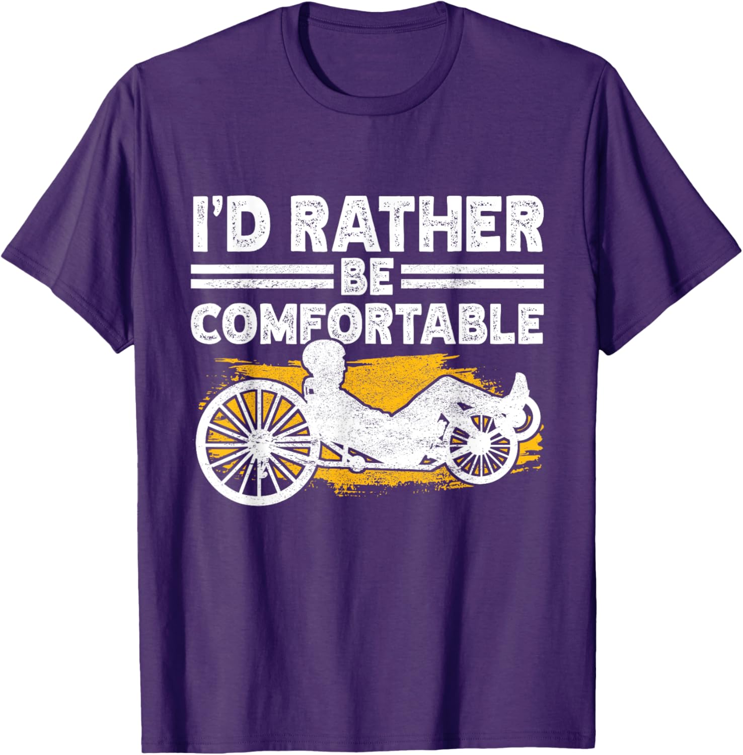 Recumbent Trike Cycling Bike T-Shirt for Comfortable Rides and Style - 1