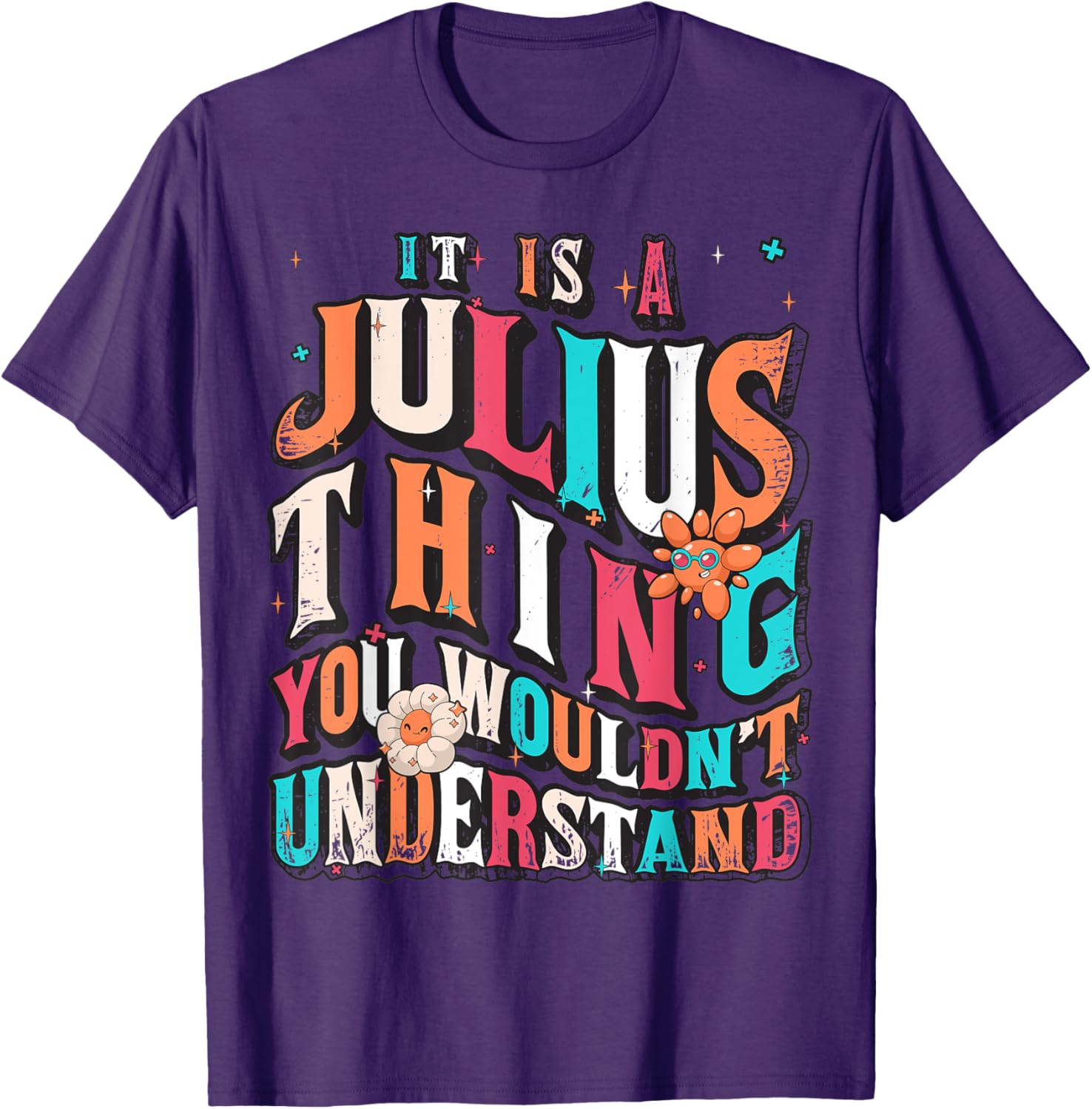 Julius Groovy T-Shirt for Fans - Unique It's Julius Thing Design - 1