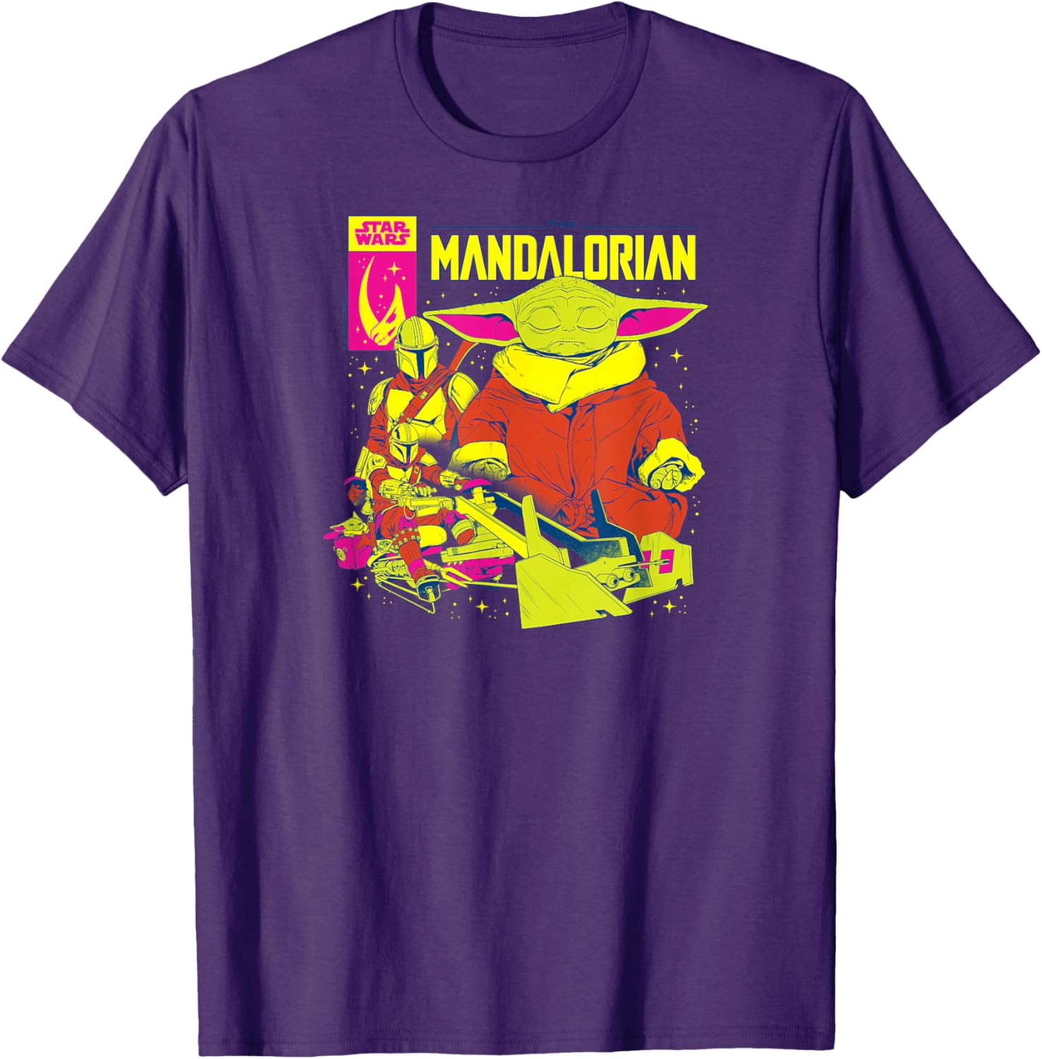 Star Wars The Mandalorian Comic Cover T-Shirt for Fans and Collectors - 2