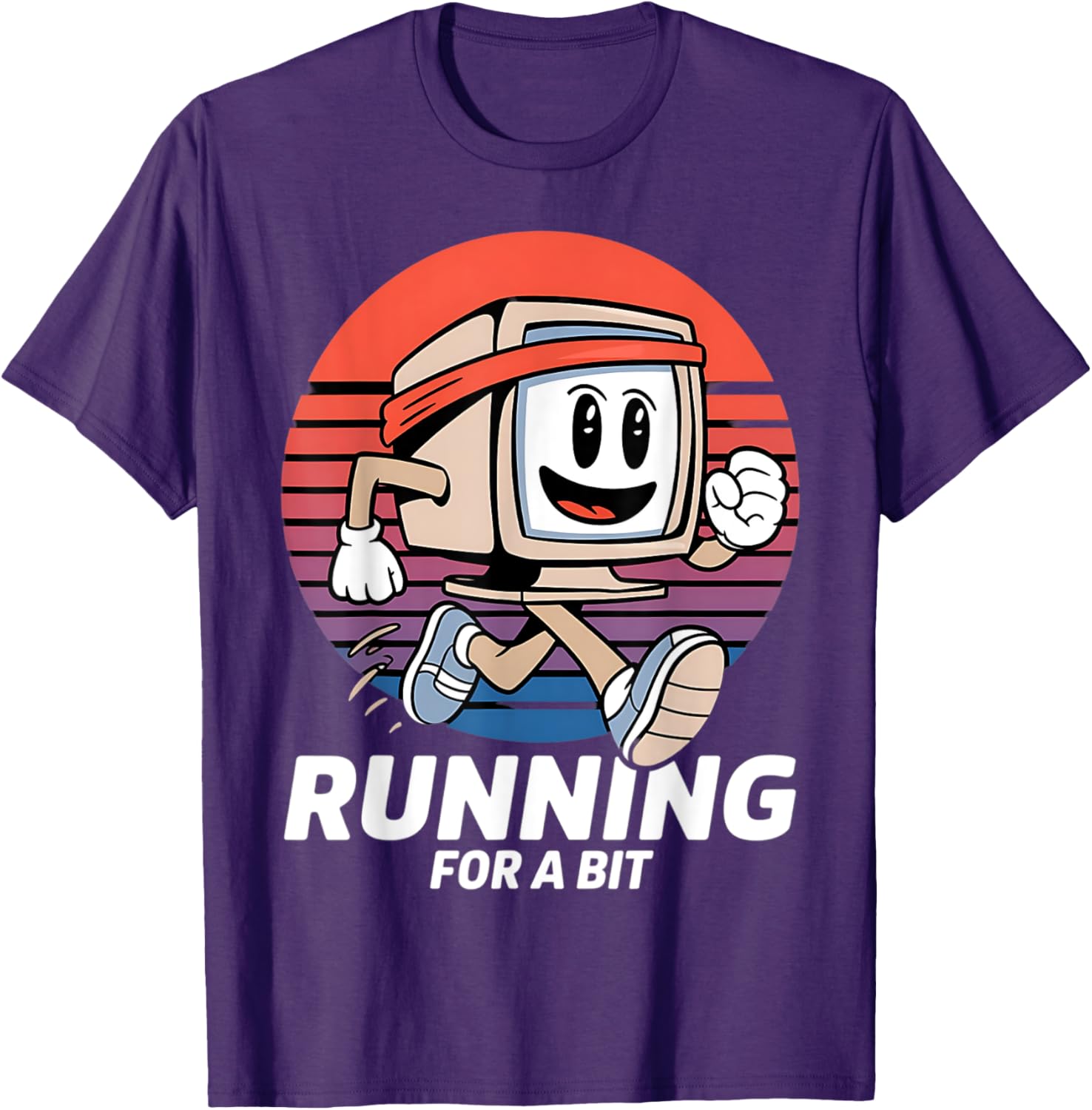 Funny IT Computer Jogging Runner T-Shirt for Tech Lovers and Athletes - 8