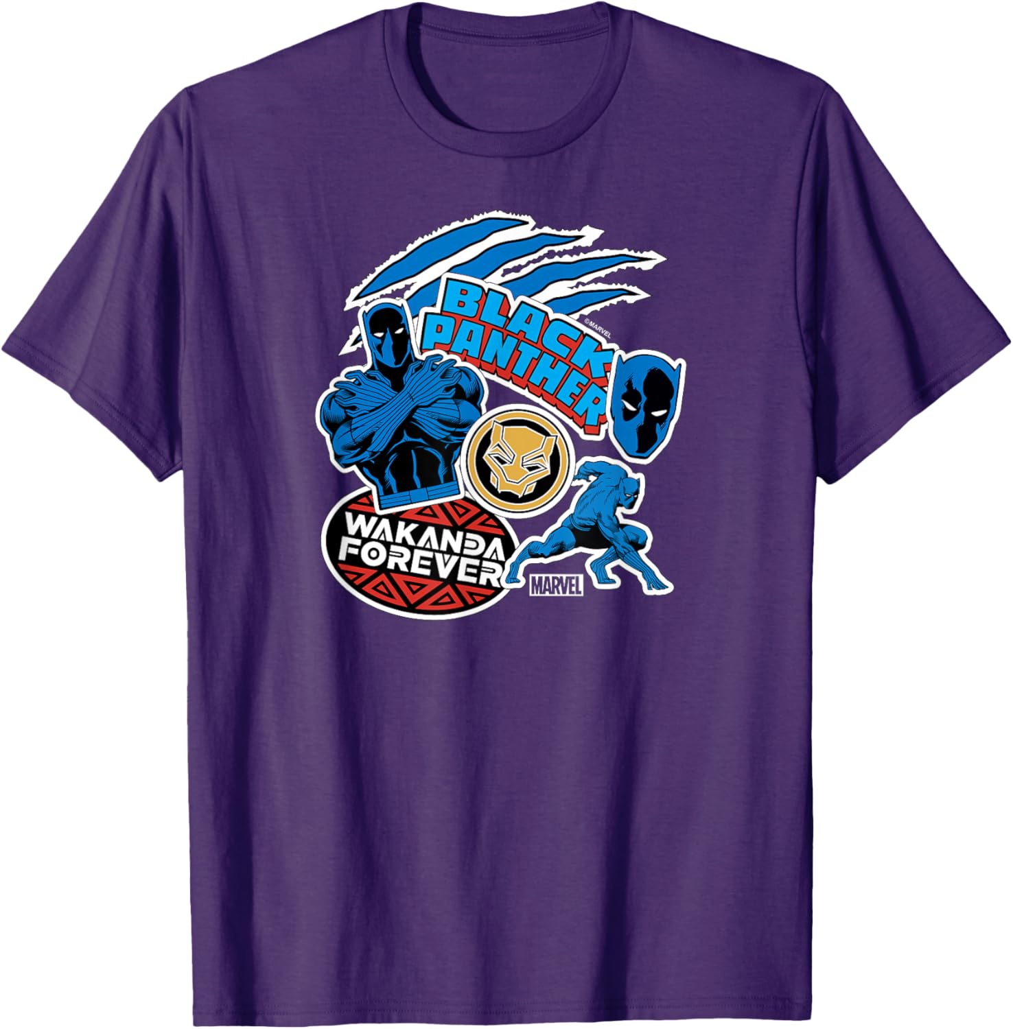 Black Panther Stickers T-Shirt for Fans - Stylish Graphic Tee - 10