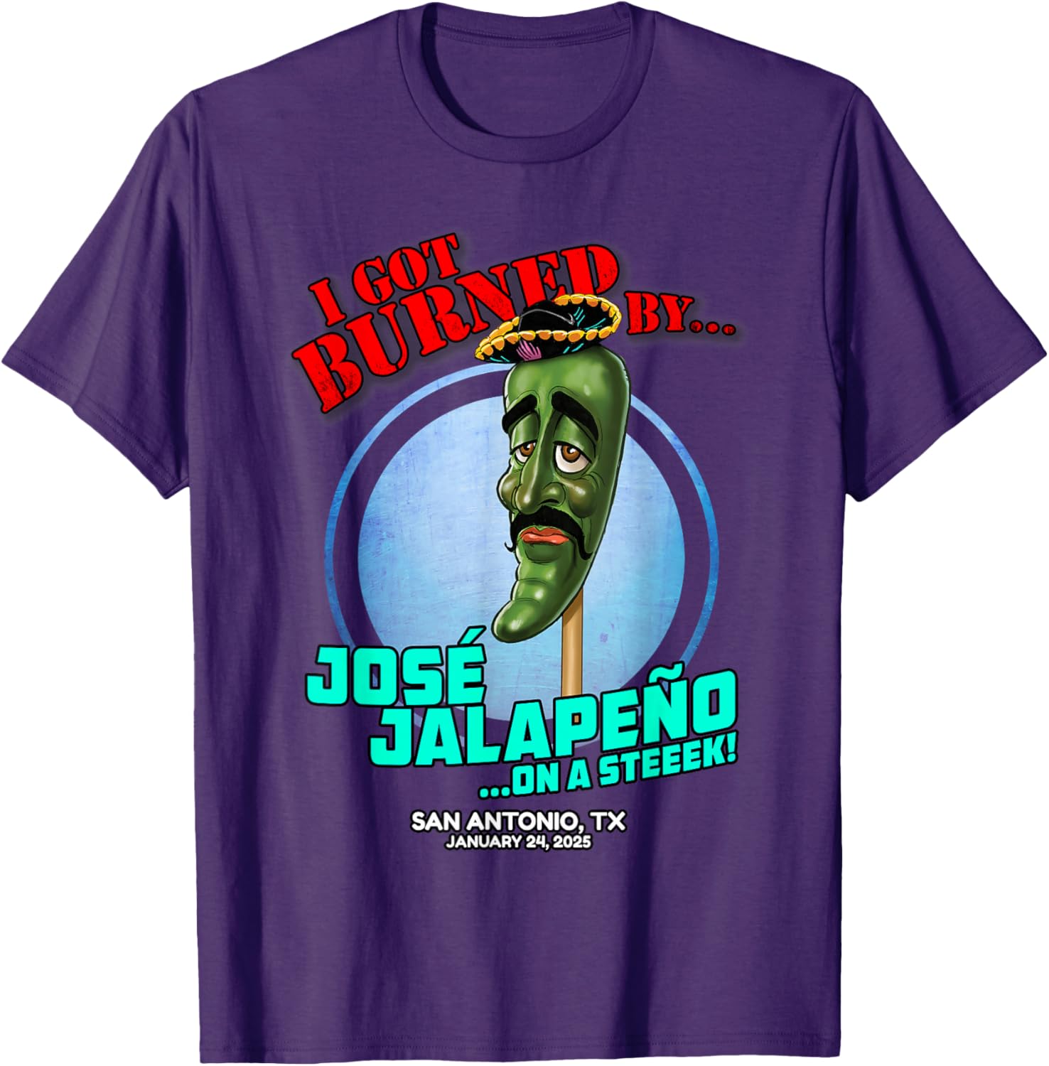 Jose Jalapeno On A Stick T-Shirt San Antonio 2025 for Fun Fashion - 4