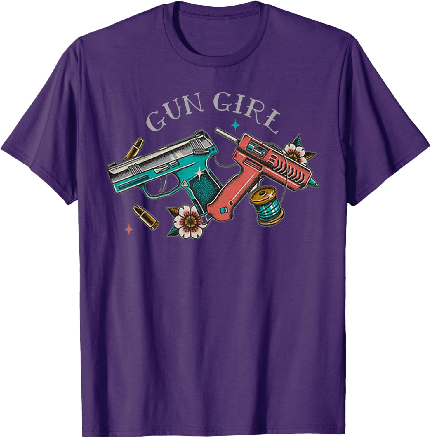 Gun Girl T-Shirt for Women - Stylish Clothing with Bold Graphic Design - 6