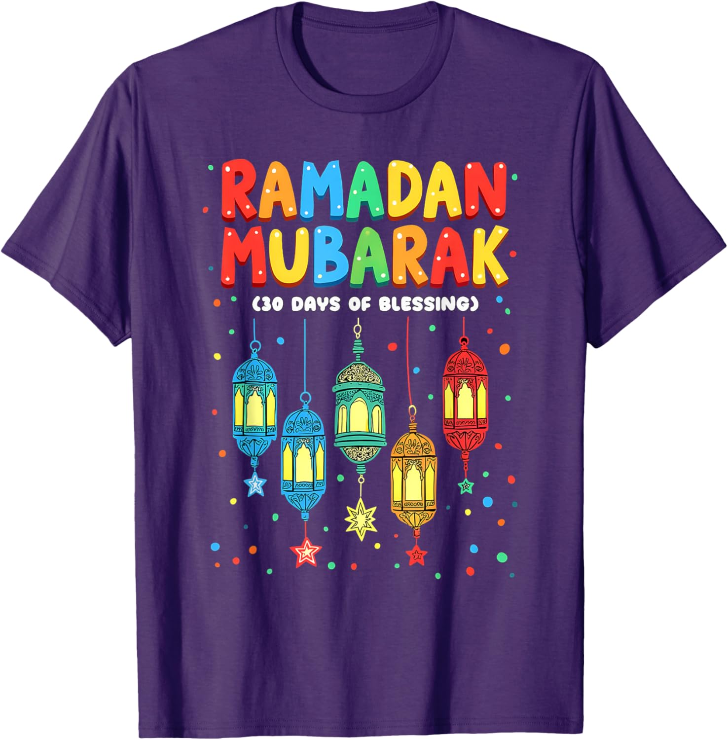 Happy Ramadan Boys Youth T-Shirt for Kids - Fun and Festive Apparel - 6