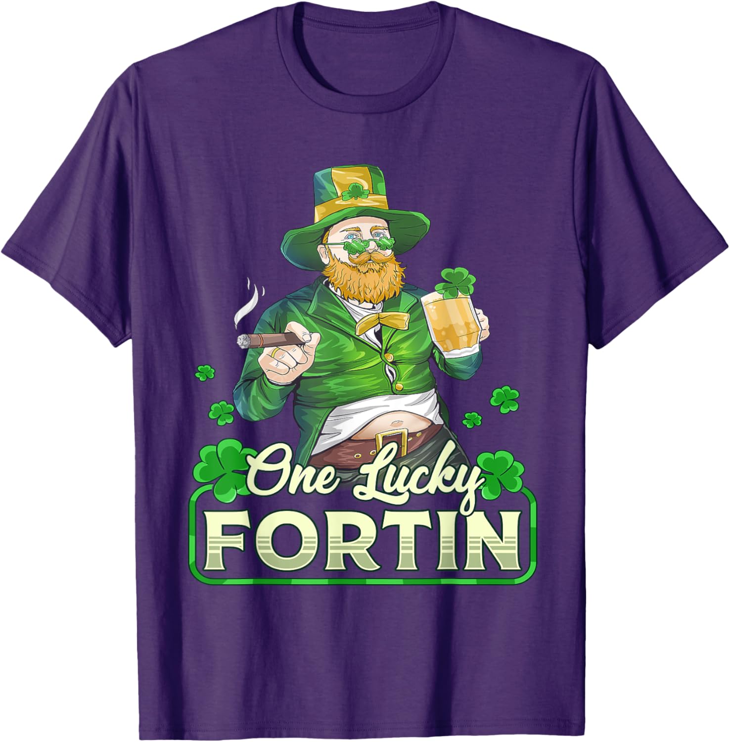 One Lucky Fortin St. Patrick's Day T-Shirt for the Whole Family - 14
