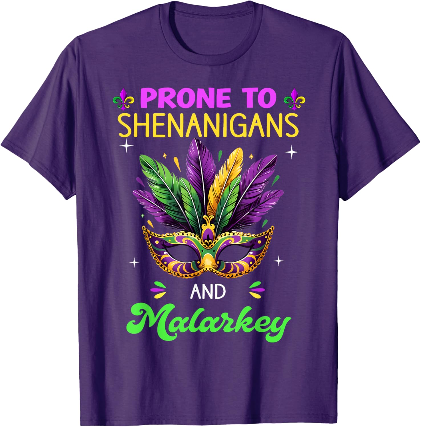 Mardi Gras Shenanigans T-Shirt for Men and Women - New Orleans Carnival Fun - 12