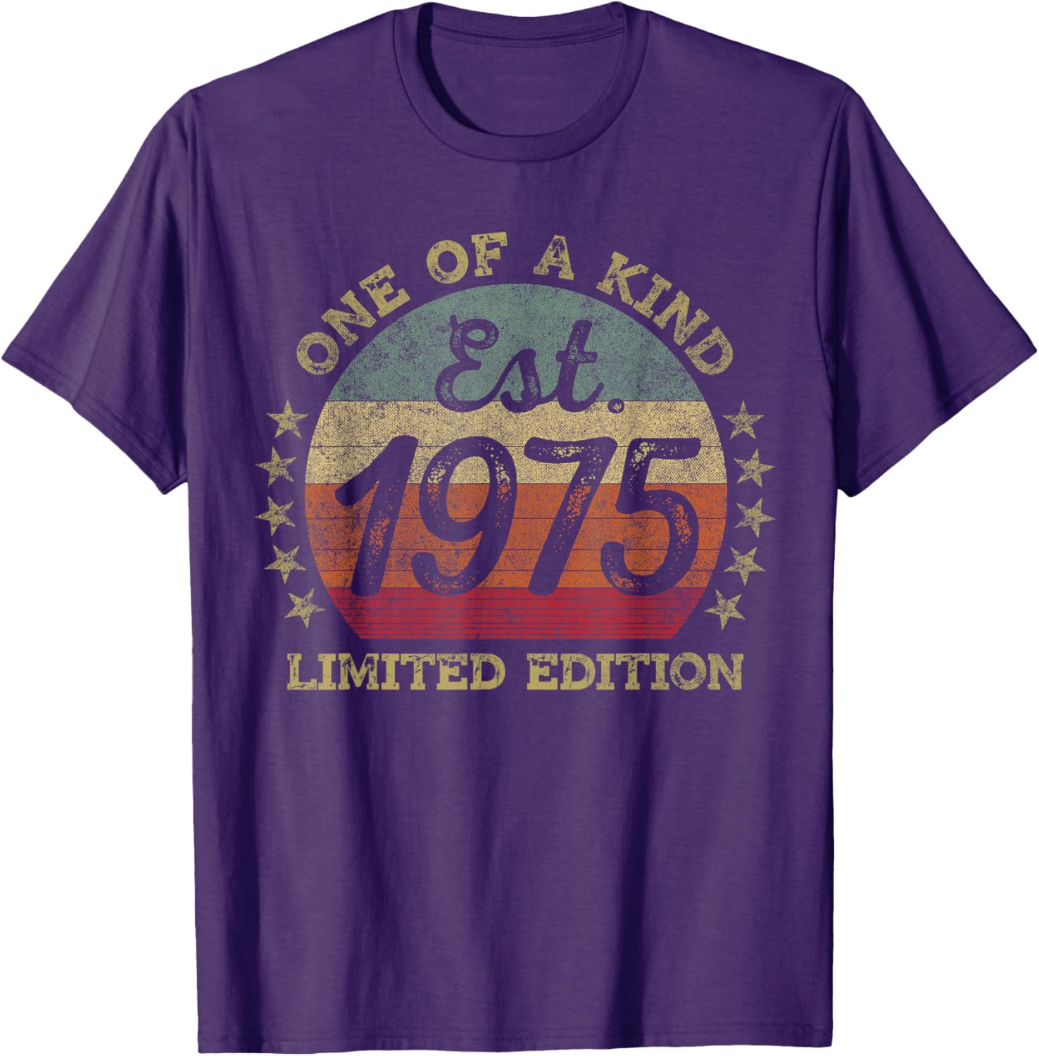 50th Birthday Limited Edition T-Shirt Est. 1975 for Celebrating Milestones - 4