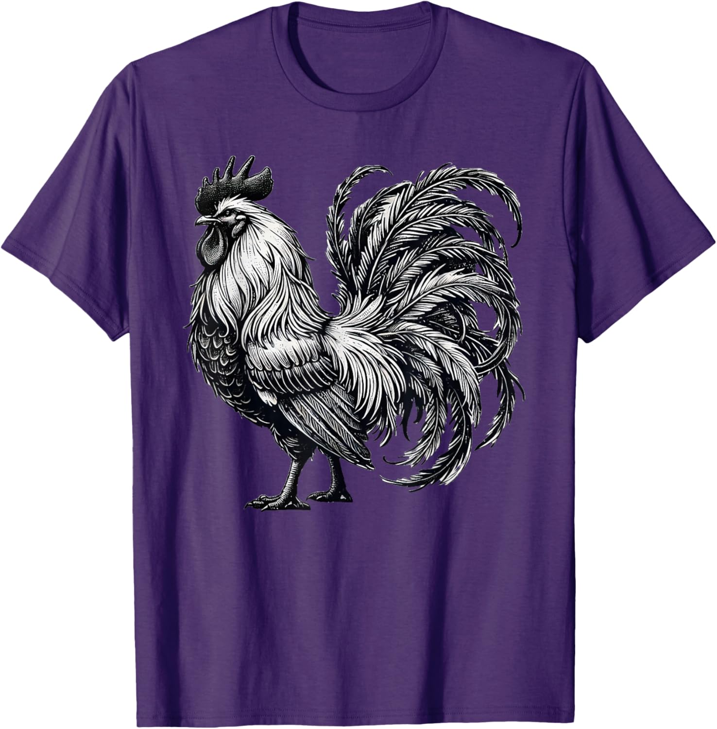 Rooster Chicken Art T-Shirt for Unique Style Lovers - 17
