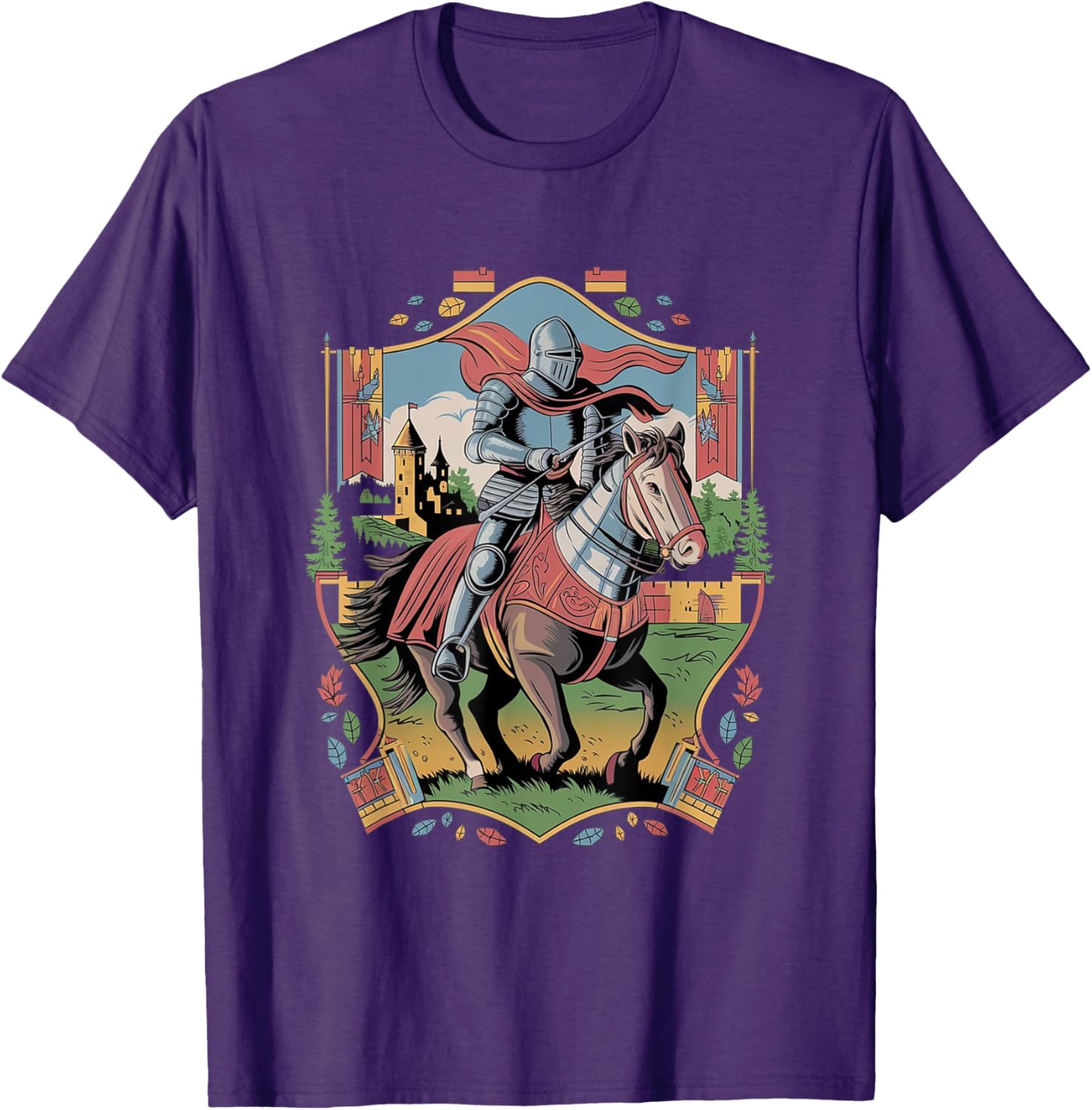Medieval Jousting Knight T-Shirt for Renaissance Festival Fans - 15