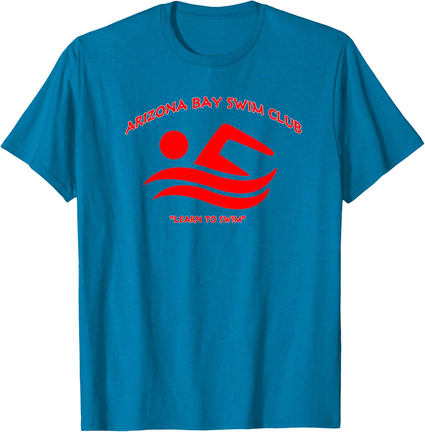 Red Swim Club Bay Arizona T-Shirt - Stylish Swimwear Apparel for All - 16