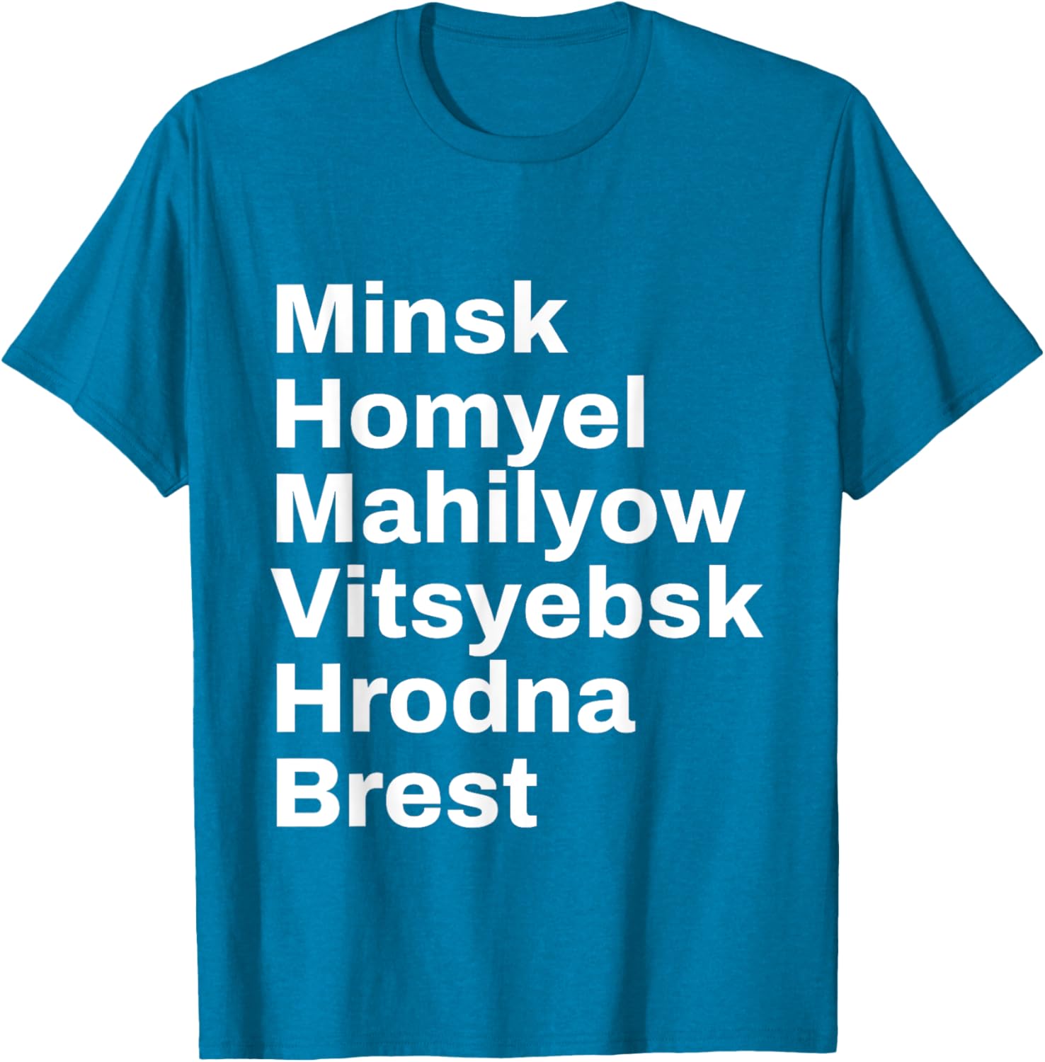 Belarus Cities Travel T-Shirt Perfect for Adventurers and Travelers - 5