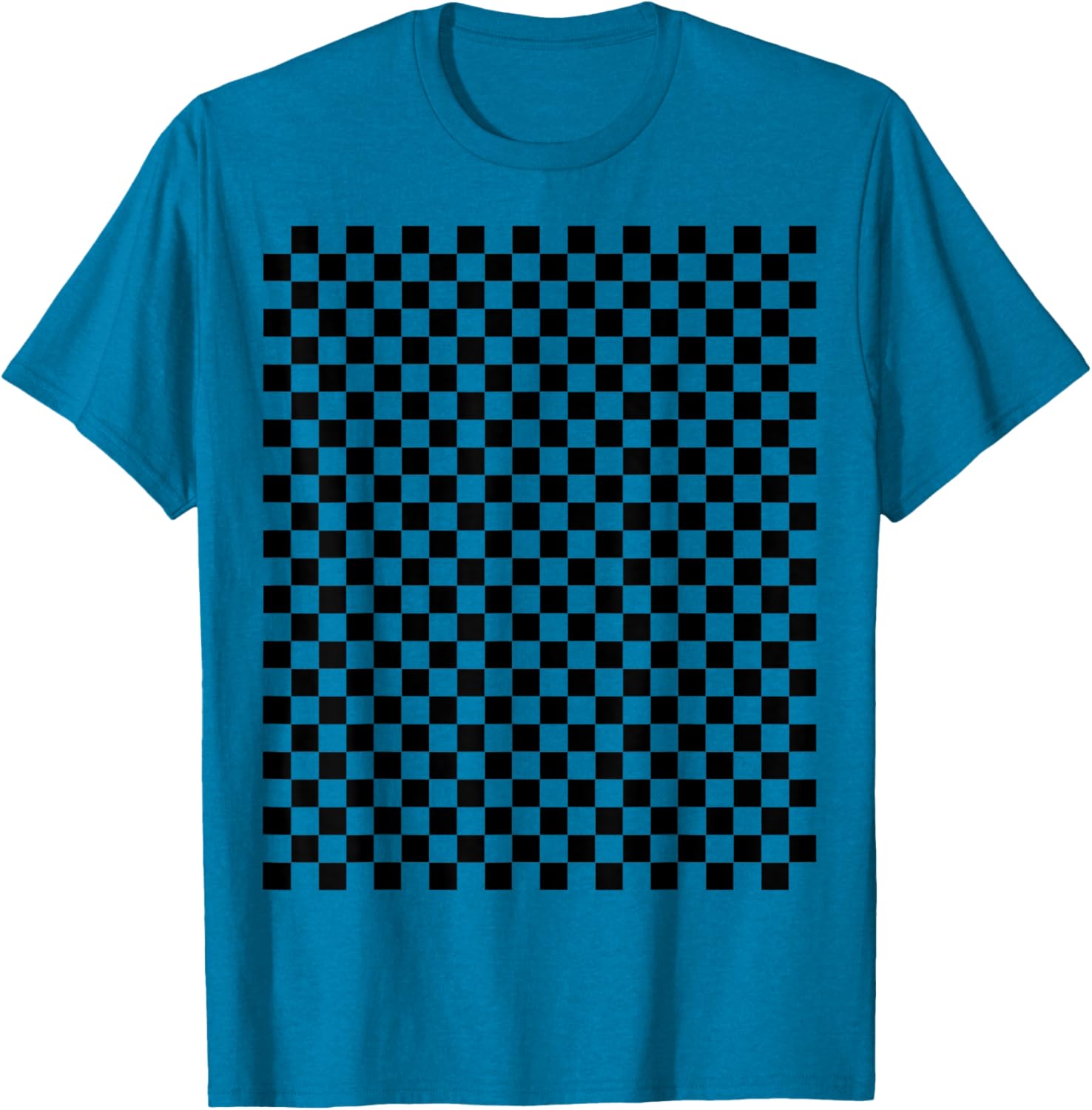 Black Checkered Skate Aesthetic T-Shirt for Trendy Style Lovers - 22