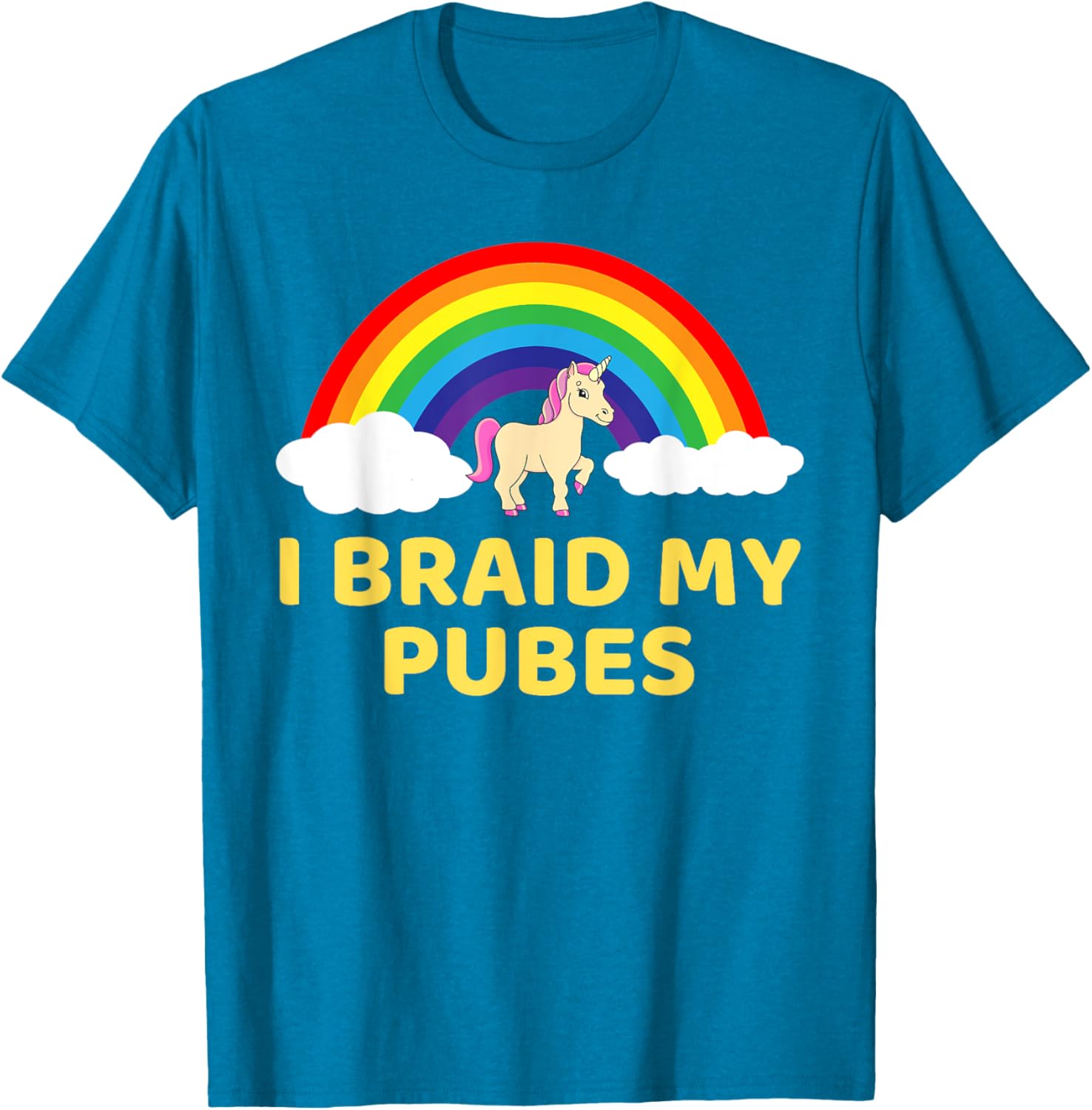 Whimsical I Braid My Pubes T-Shirt for Fun and Unique Style - 9