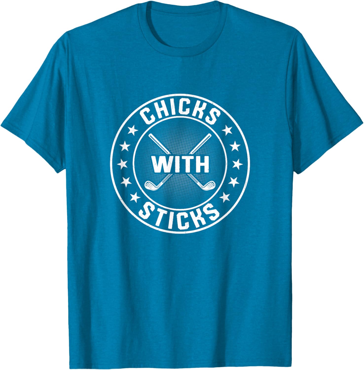Chicks With Sticks Golf T-Shirt for Women – Fun Golfer Apparel - 18