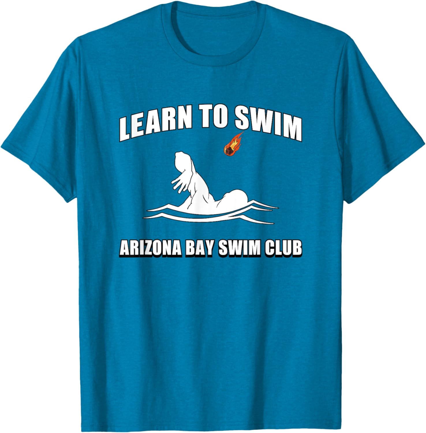 Funny Learn To Swim T-Shirt for Arizona Bay Swim Club Fans - 8