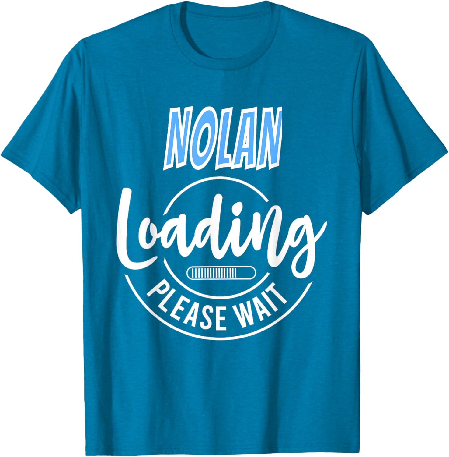Nolan Custom Personalized Baby Boy Loading T-Shirt for Baby Showers - 26
