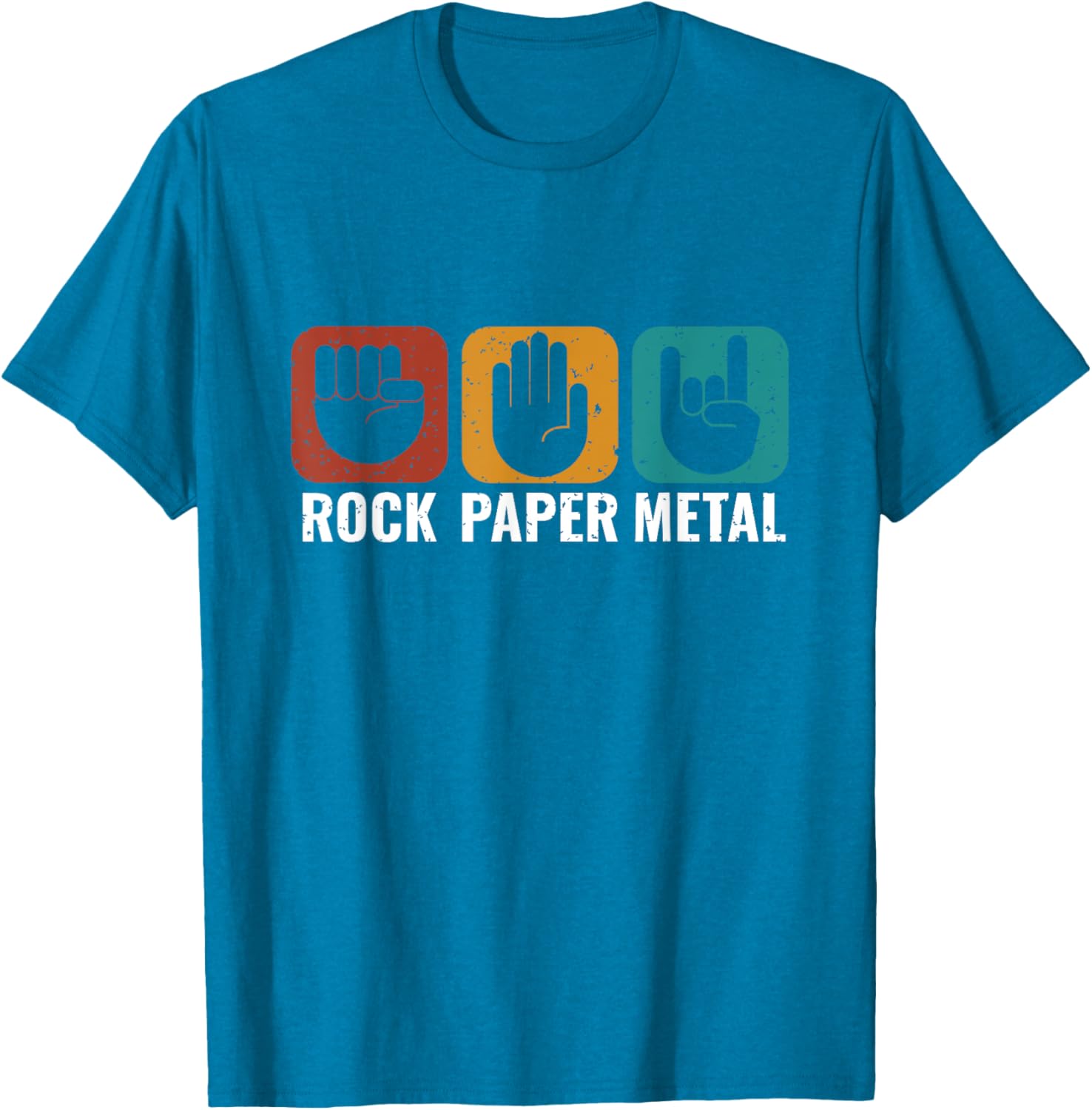 Rock Paper Metal T-Shirt for Metal Fans - Ultimate Music Lover Gift - 3