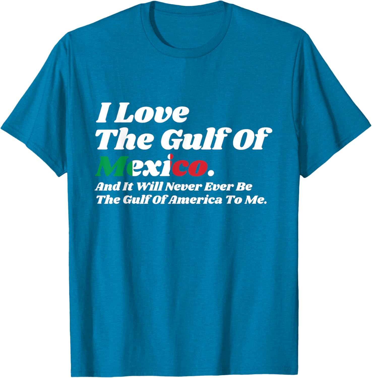 Love the Gulf of Mexico Pride Statement T-Shirt for Beach Lovers - 8