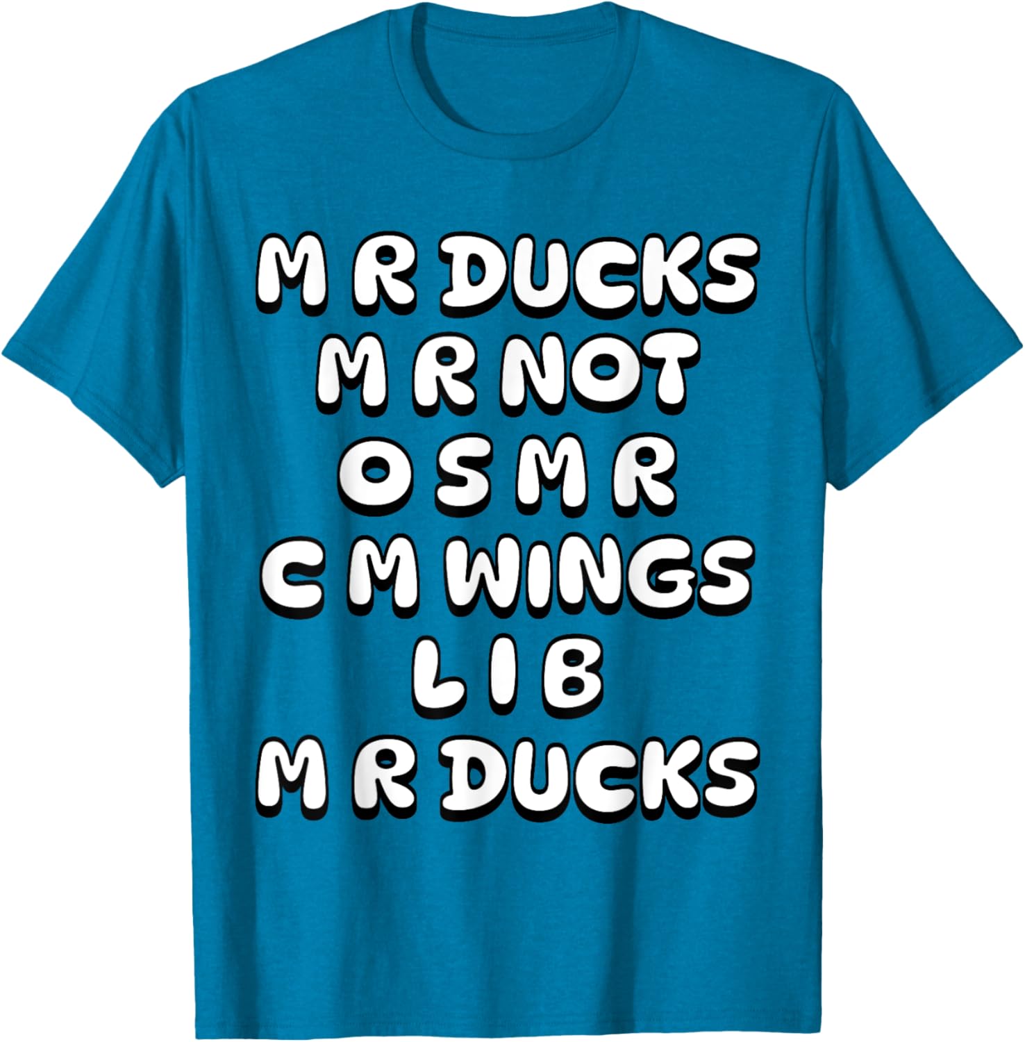 Funny M R Ducks Lover T-Shirt with Wings for Fun Casual Wear - 12