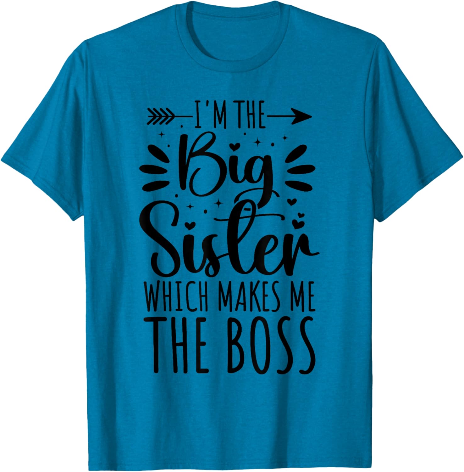 Big Sister Boss Funny Sibling T-Shirt for Proud Sisters - 6