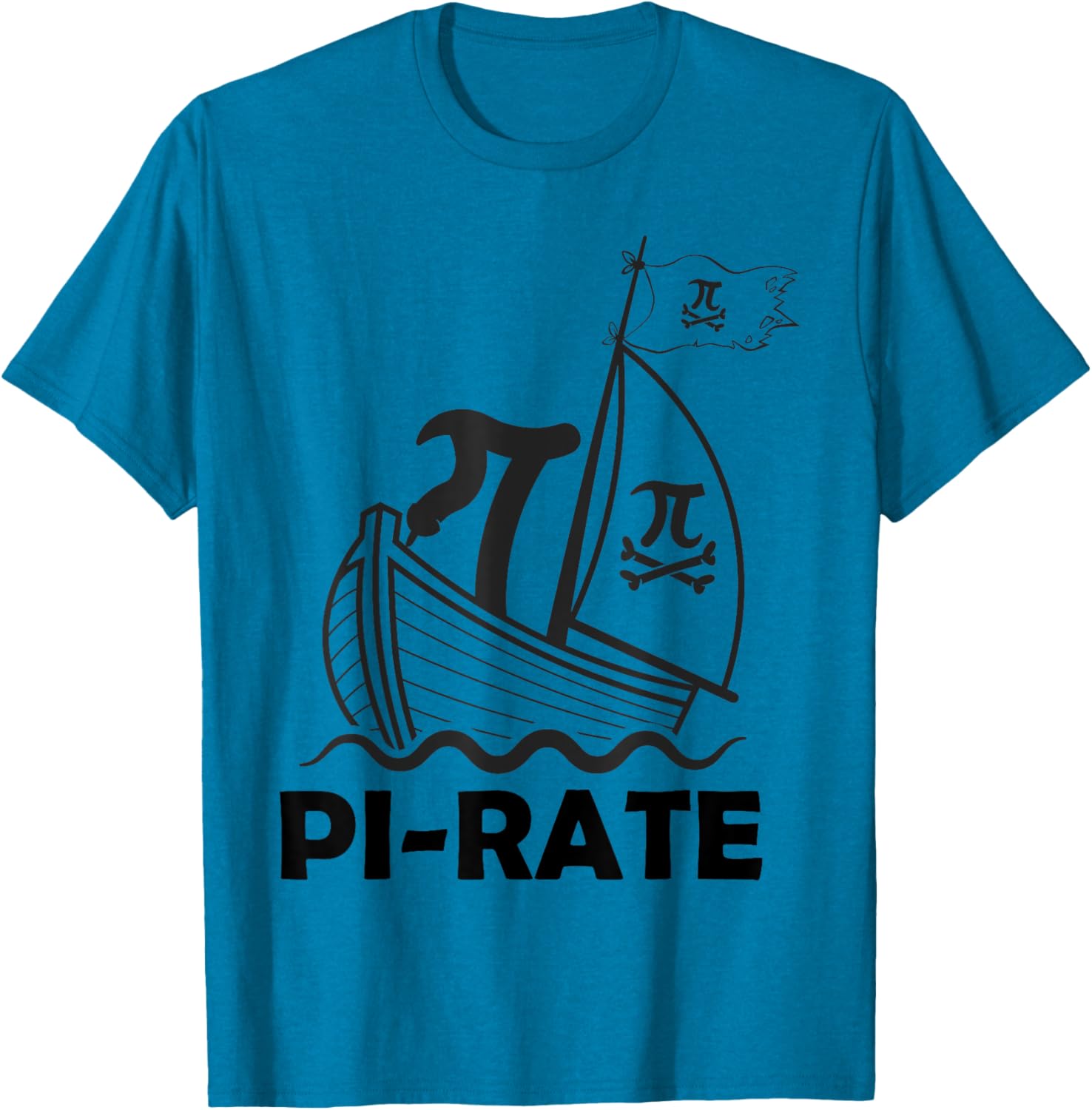 Funny Pirate Math Teacher Pi Day T-Shirt for Math Lovers and Teachers - 10