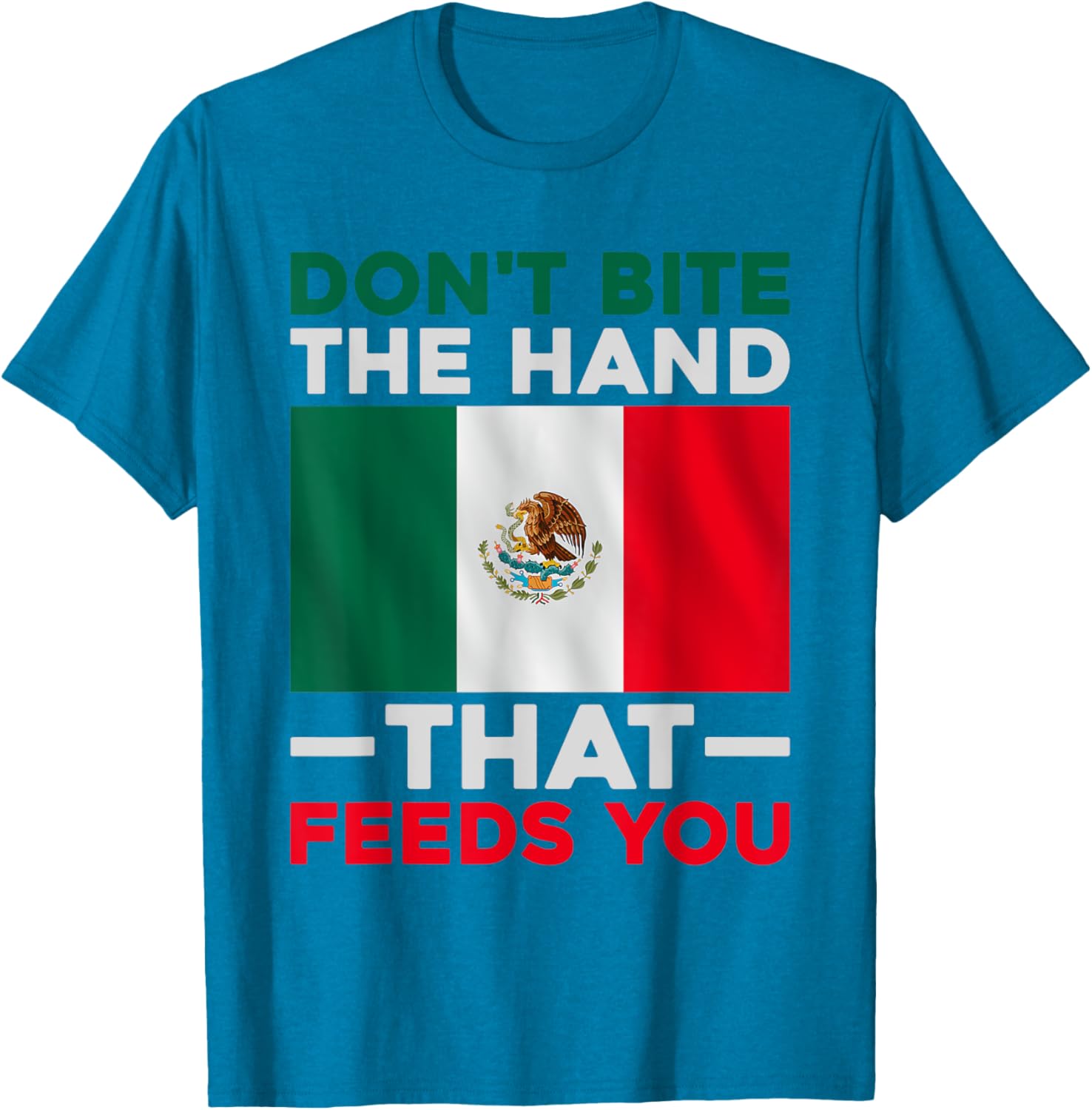 Don't Bite the Hand That Feeds You Immigration Ice Raids T-Shirt - 17