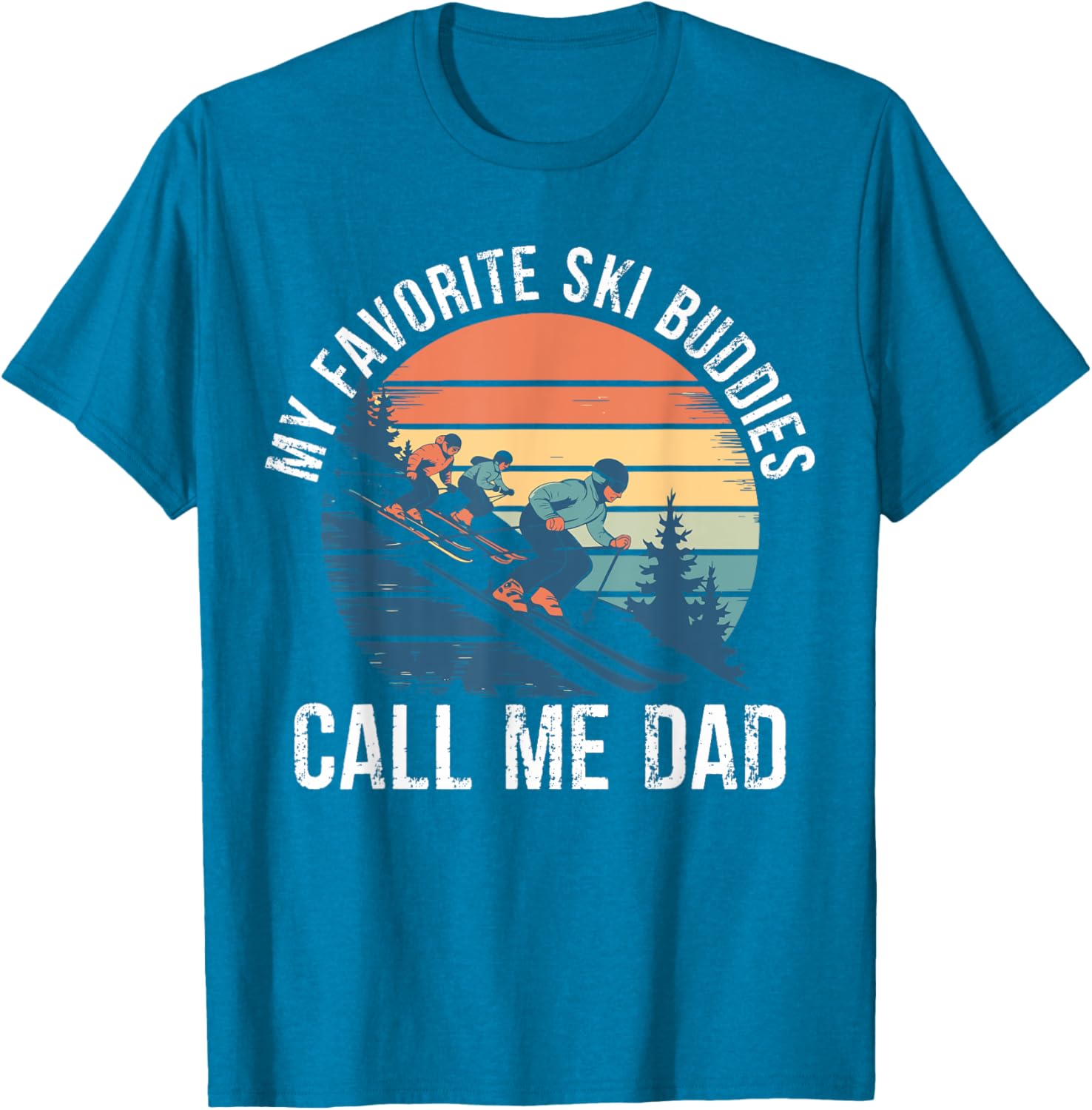 Retro Ski Dad T-Shirt for Ski Lovers, Perfect Gift for Ski Buddies - 10