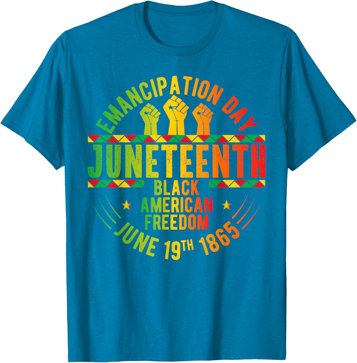 Juneteenth Freedom T-Shirt Celebrate Black History June 19 Apparel - 4