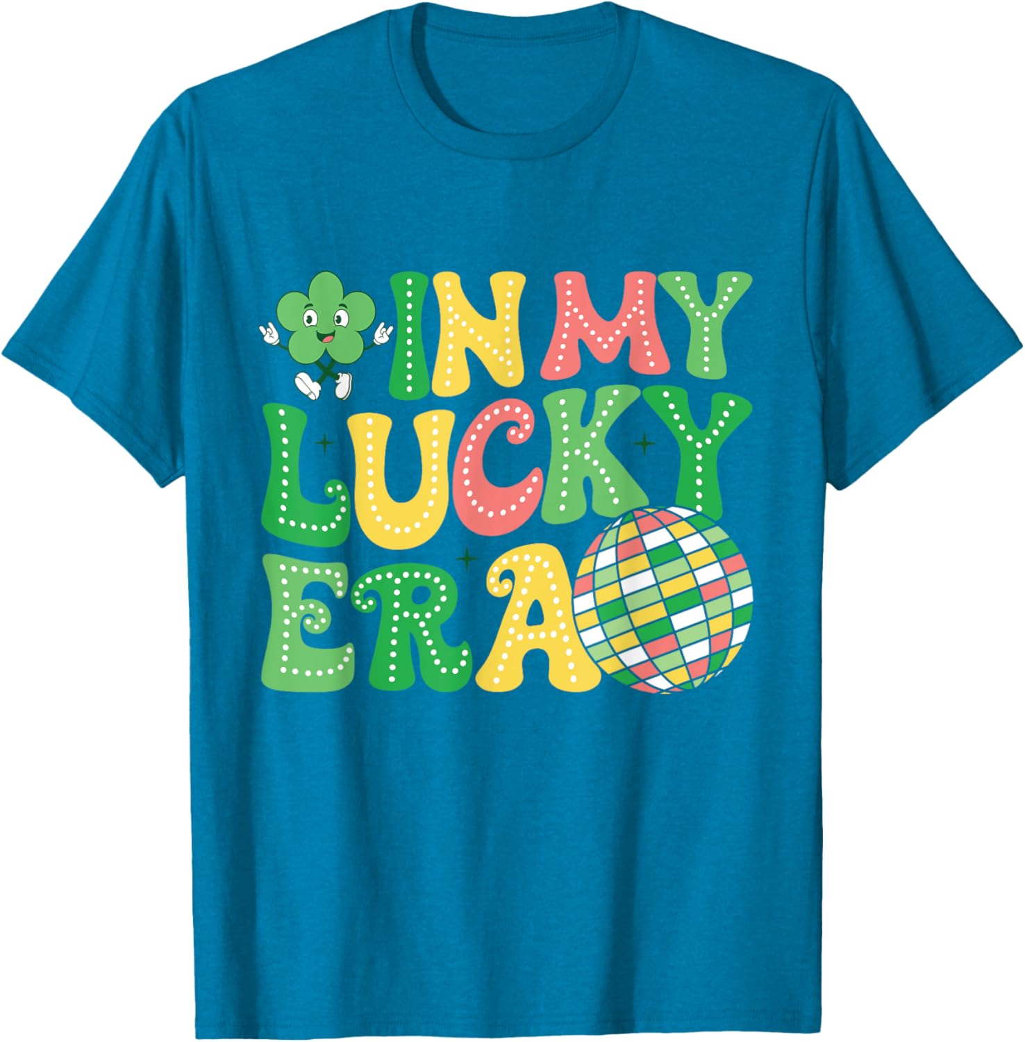 Funny St Patricks Day Shamrock T-Shirt for Kids - Lucky Era Design - 10