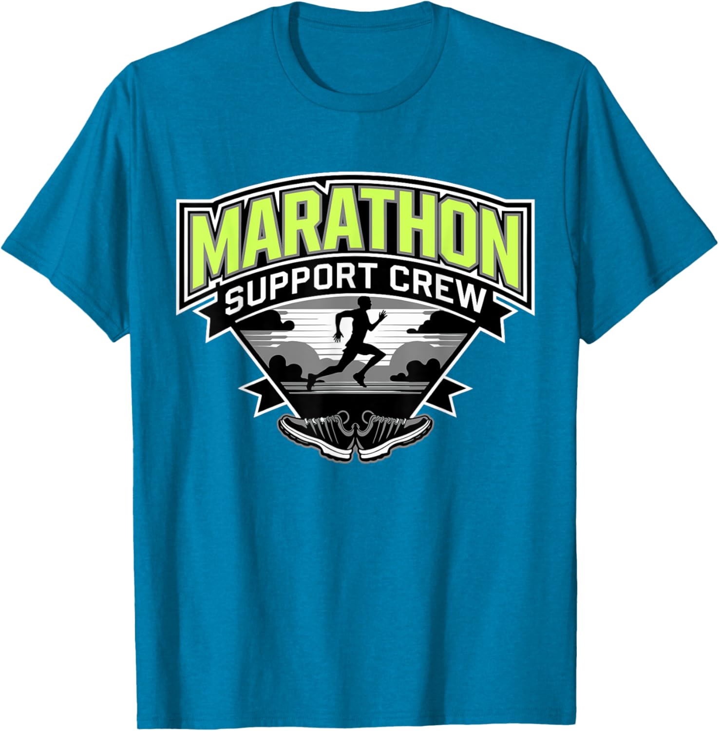 Funny Marathon Support Crew T-Shirt for Men and Women, Perfect Gift - 5