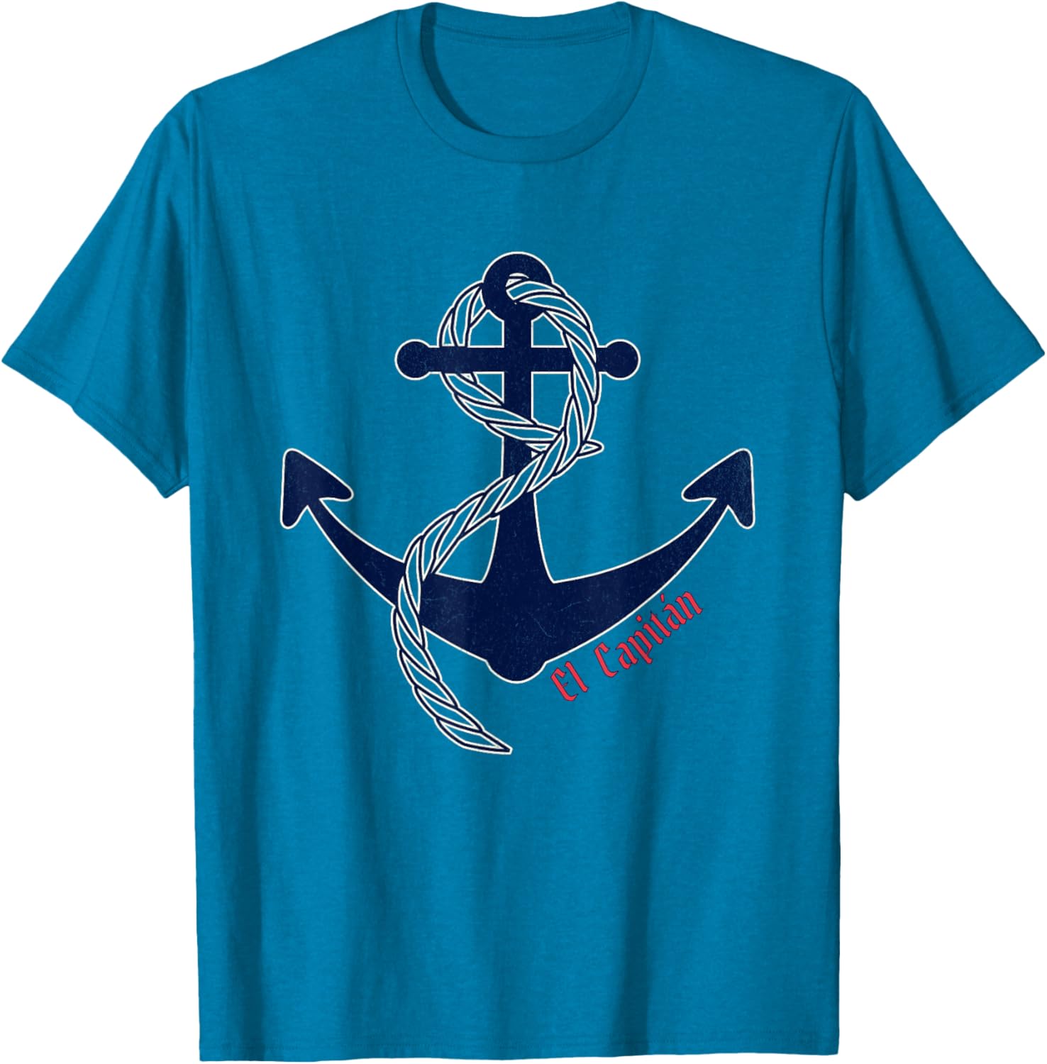 Nautical Anchor T-Shirt for Fishermen - El Capitan Style Apparel - 2