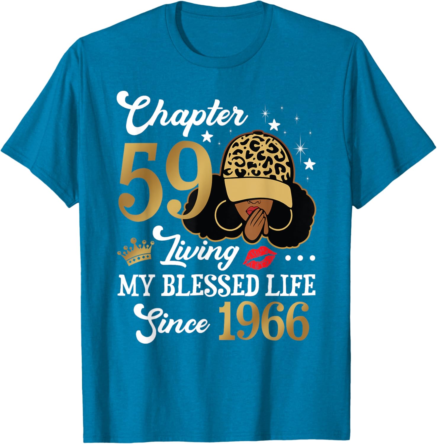 Black Woman Chapter 59 Blessed Life Since 1966 T-Shirt for All Ages - 6