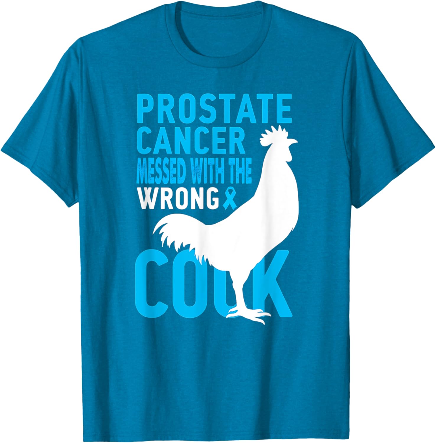 Humor Prostate Cancer Fighter Warrior T-Shirt for Support and Strength - 10
