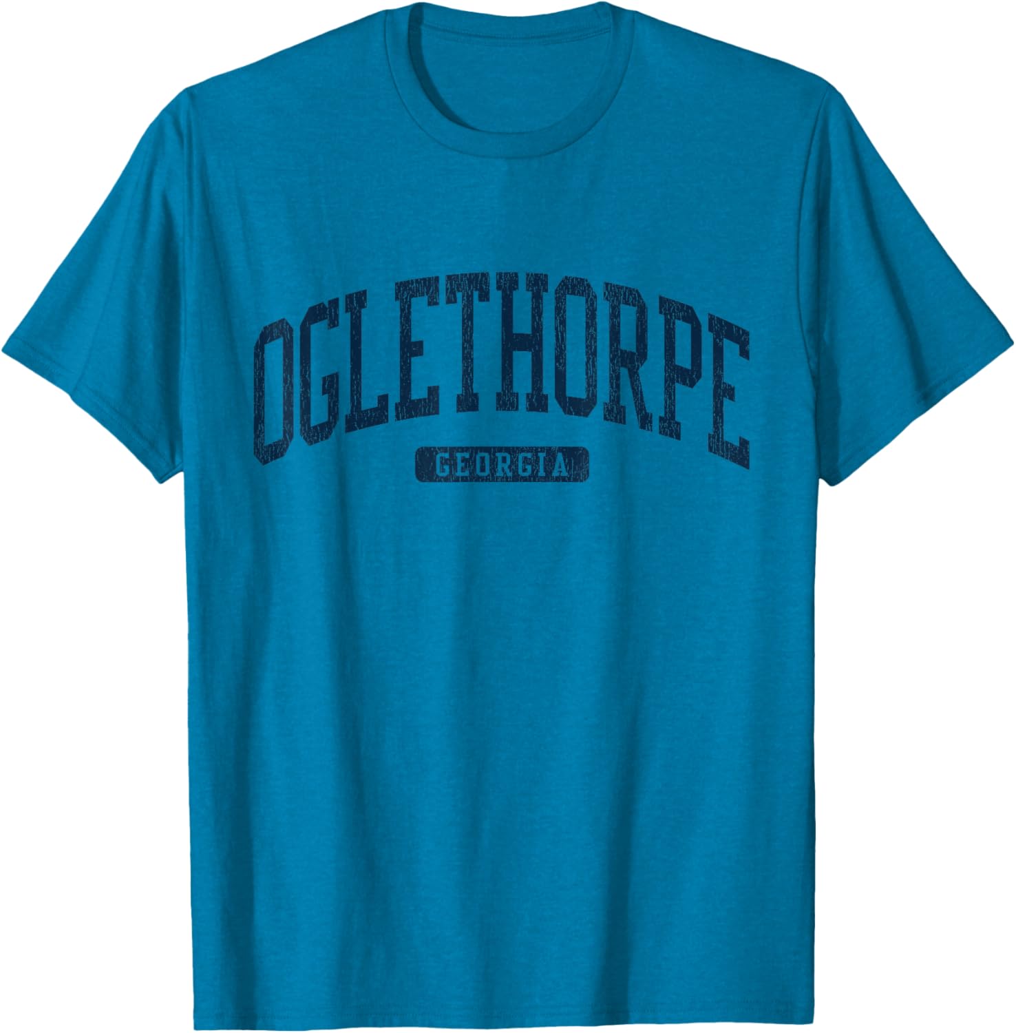 Oglethorpe University Style Blue T-Shirt for College Fans and Alumni - 13