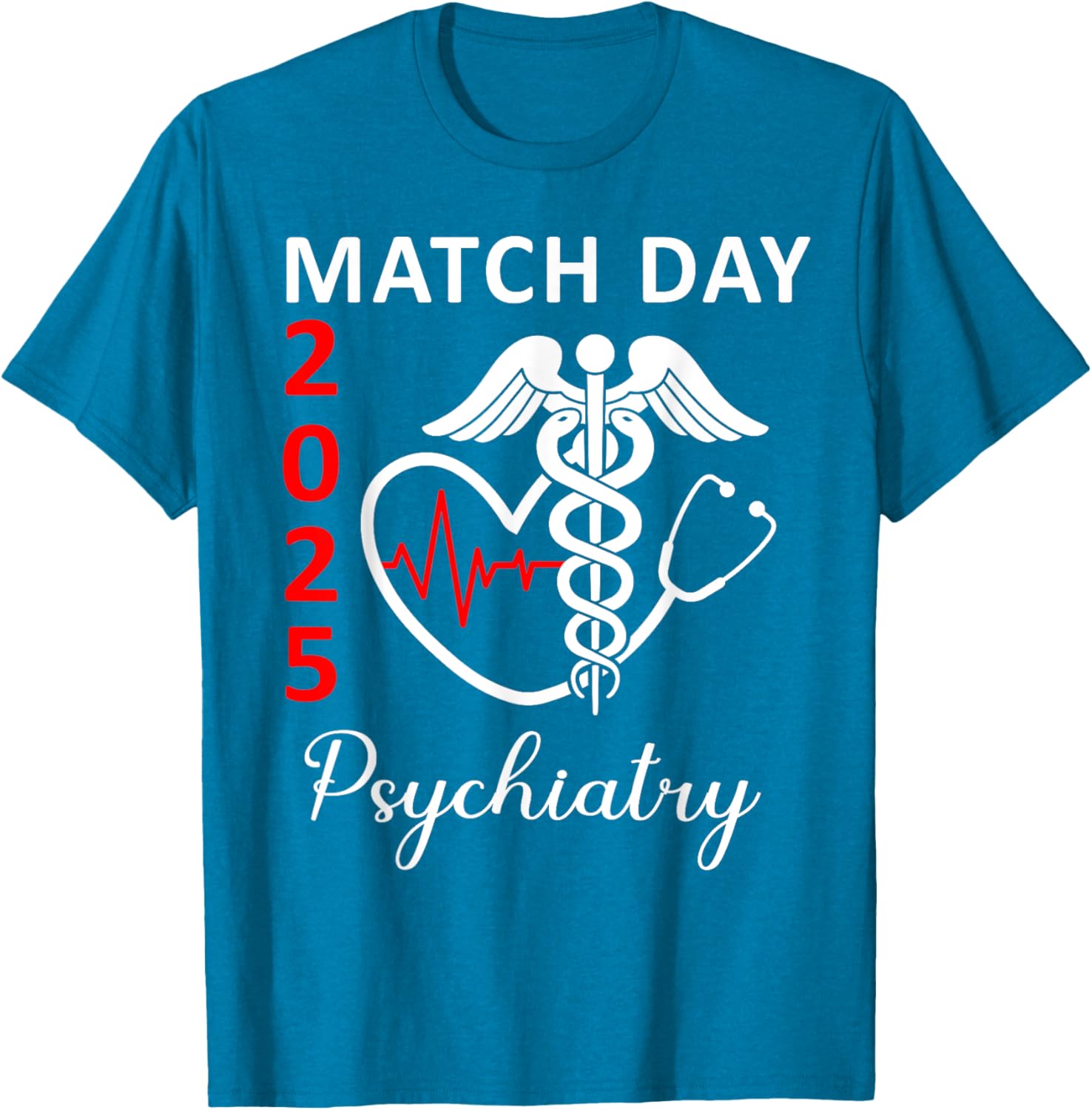 Match Day 2025 Psychiatry Residency T-Shirt for Future Doctors MD - 4