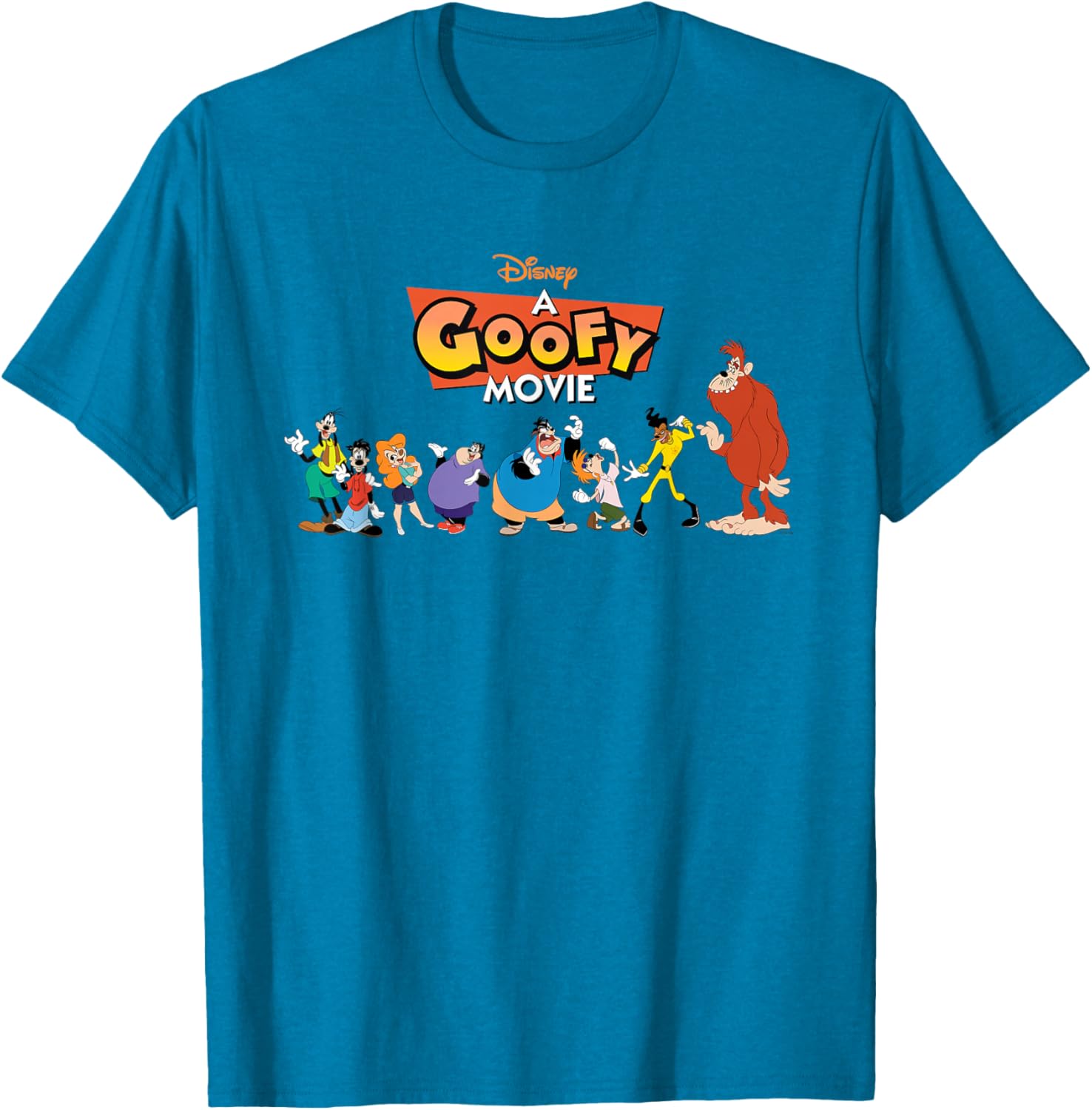 Disney A Goofy Movie 30th Anniversary Character Logo T-Shirt for Fans - 26