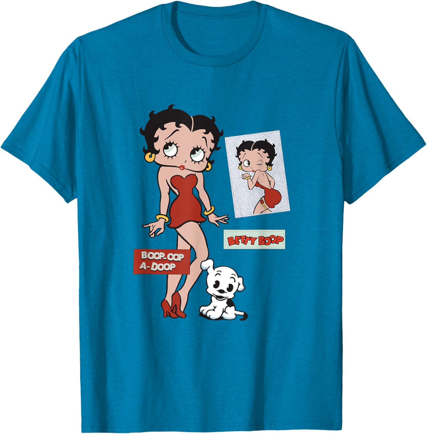 Betty Boop Picture Perfect Patches T-Shirt for Fun Fashion Lovers - 4