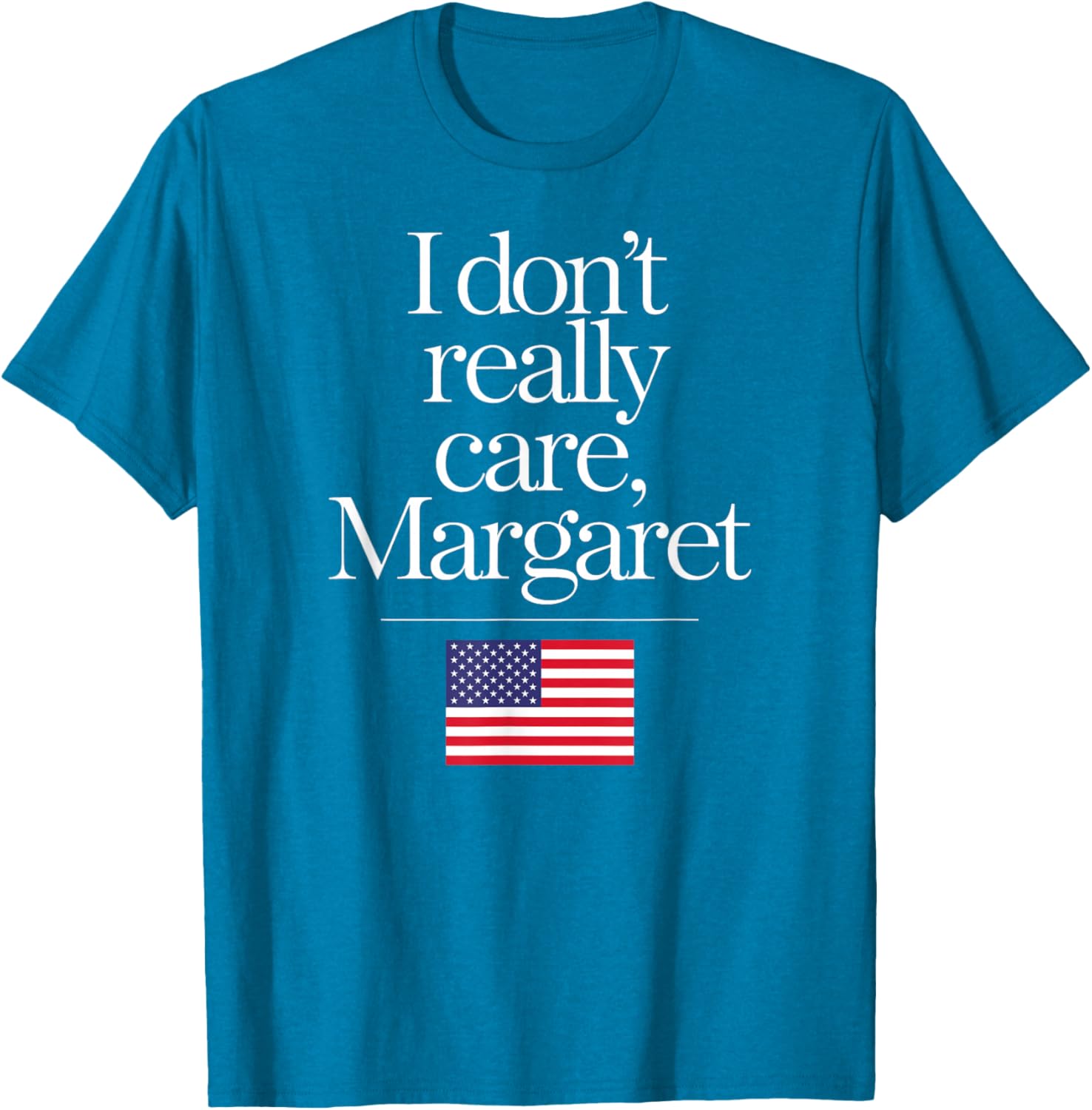 Funny Minimalist JD Vance T-Shirt I Don't Really Care Margaret Design - 7