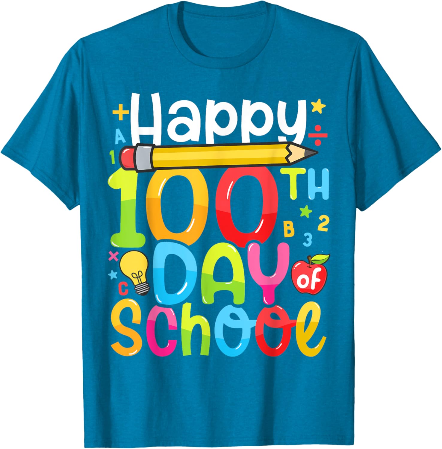 Happy 100th Day of School T-Shirt for Kids and Teachers – Fun Celebration Gear - 10