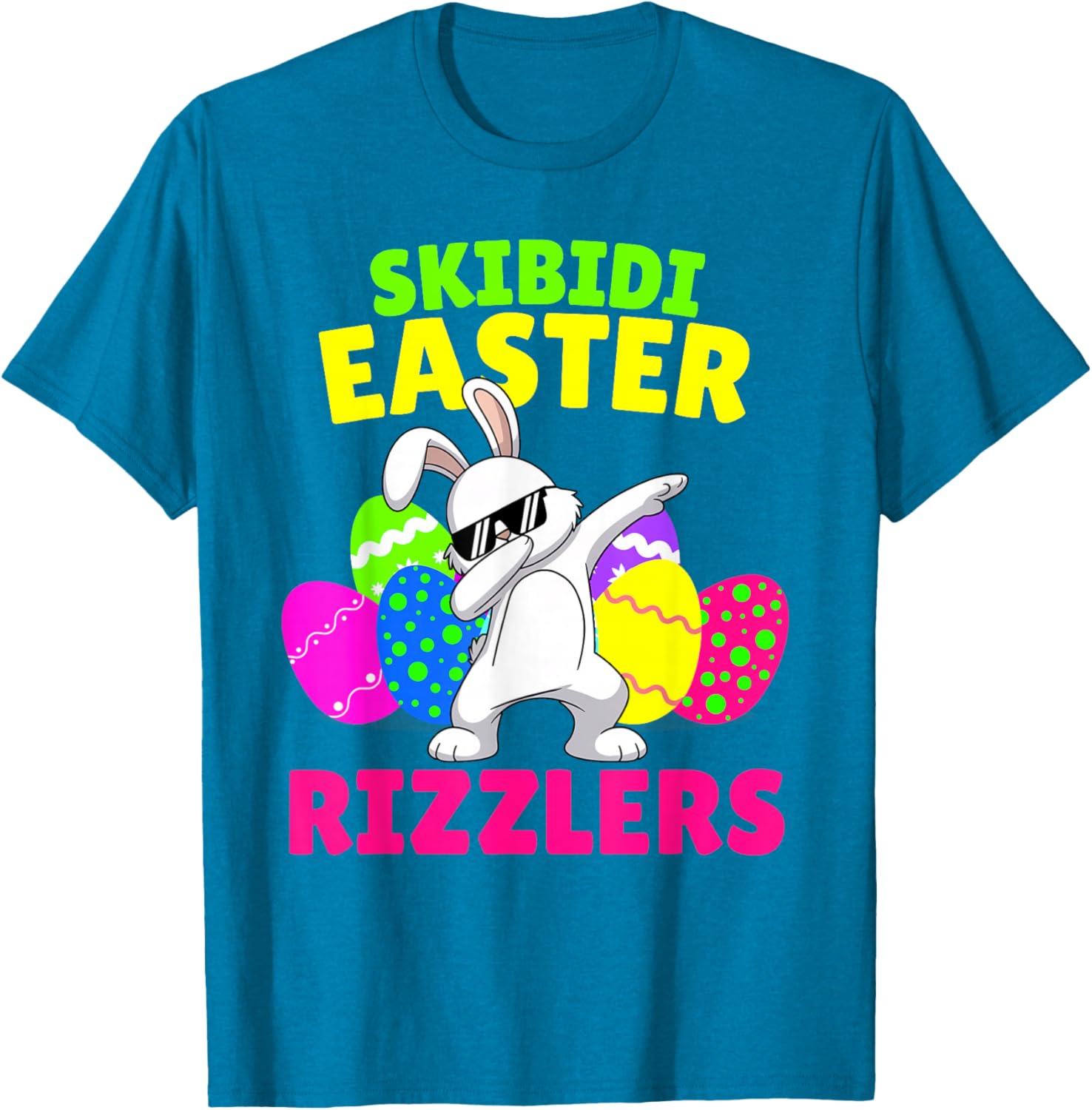 Skibidi Easter T-Shirt for Gen Alpha Tweens - Fun Rizzler Design - 4
