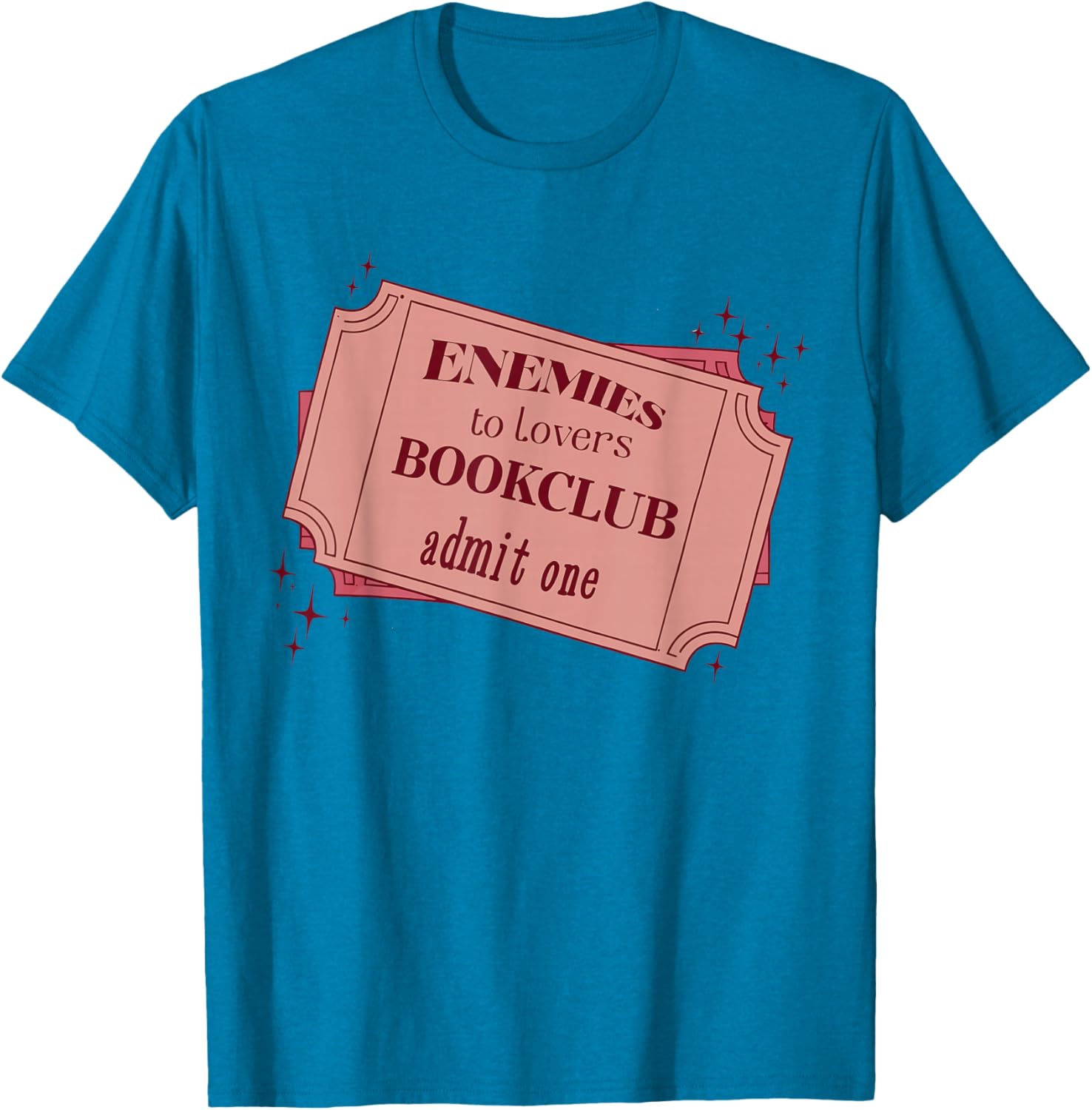Enemies to Lovers Bookclub Romance Reader T-Shirt for Book Lovers - 2