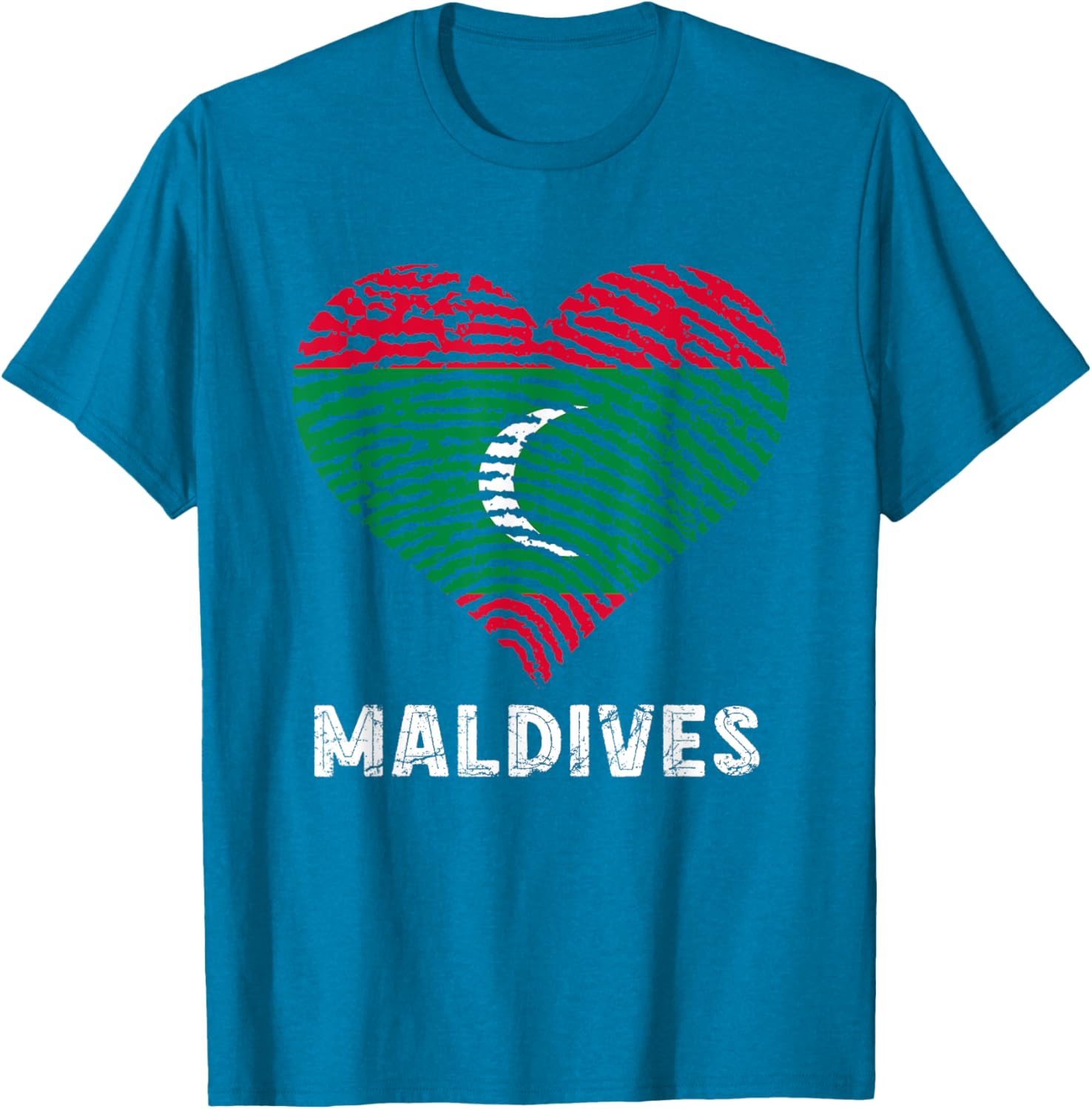 Maldives Pride T-Shirt with Maldivian Flag - Stylish Casual Wear - 25