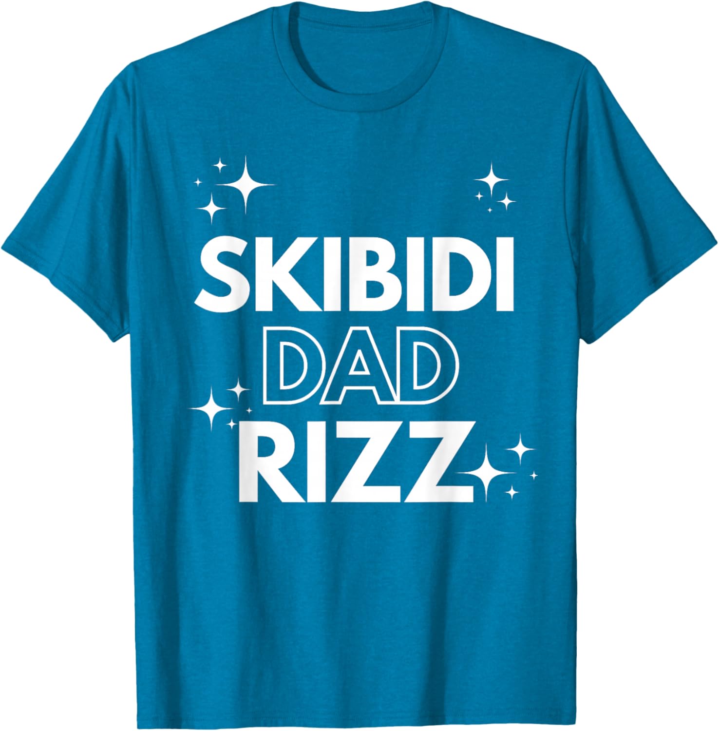 Funny Father's Day Skibidi Dad Rizz T-Shirt for Middle School Dads - 8